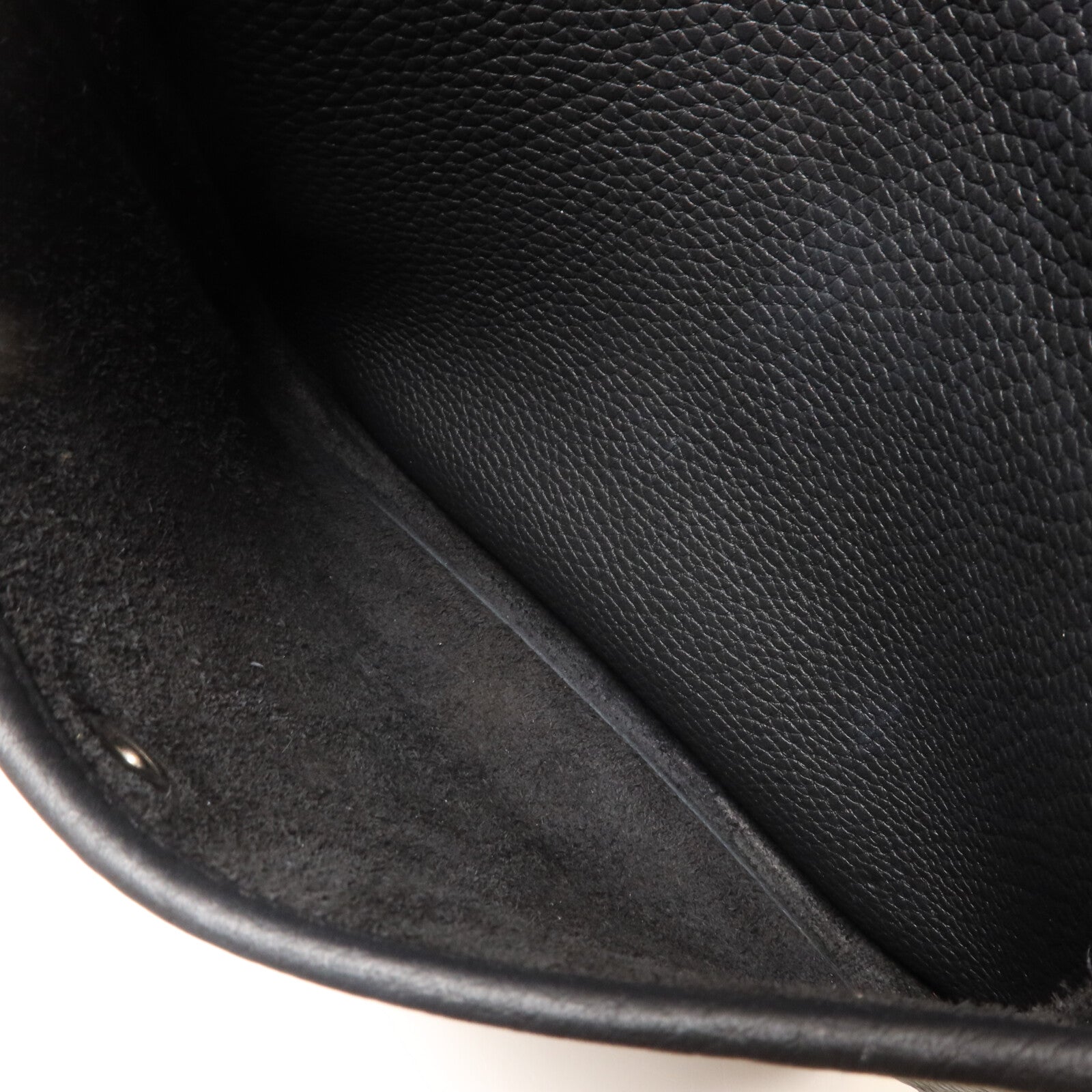 HERMES Clemence皮革Evelyne 23肩背袋Noir