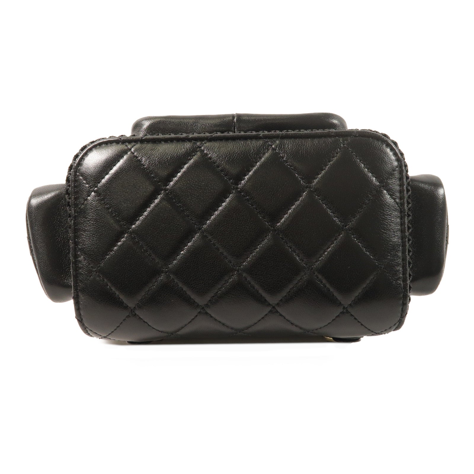 CHANEL 【激減優惠】Mesh/羊皮皮革Duma Backpack金扣背包