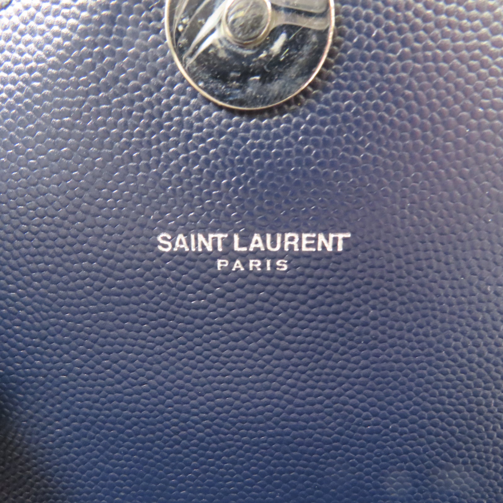 SAINT LAURENT 牛皮皮革Chain Shoulder銀扣鏈帶肩背袋