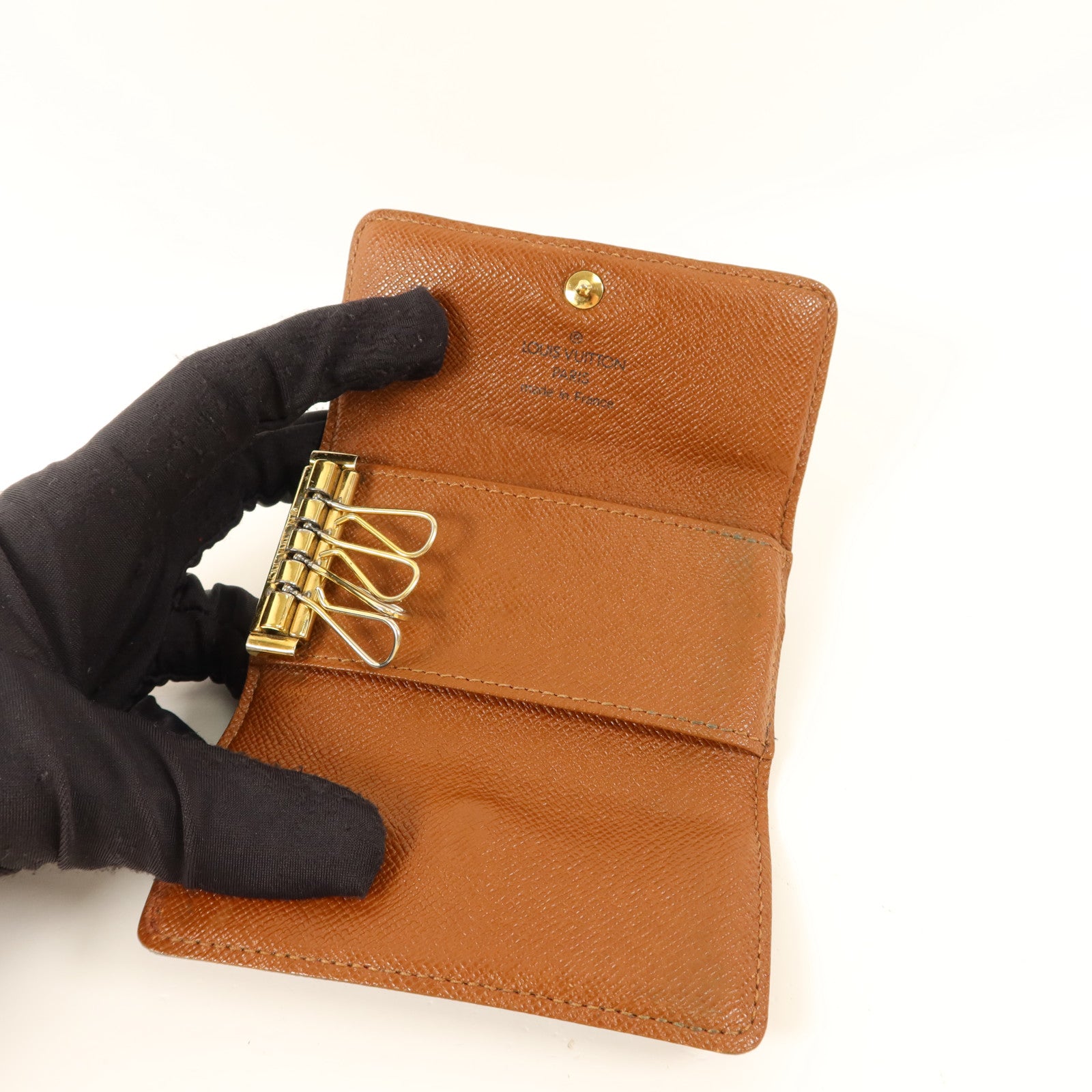 LOUIS VUITTON Monogram 4 Key Holder金扣鎖匙包