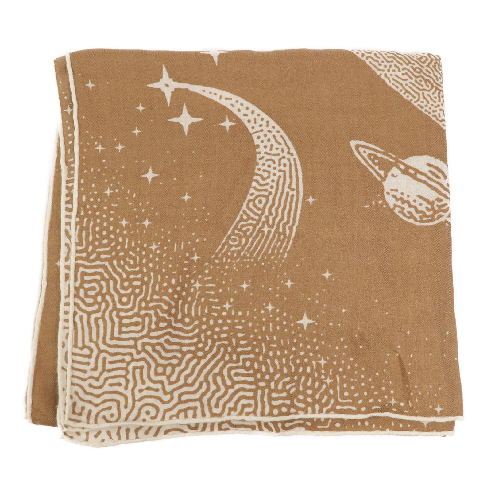 HERMES 絲質/羊絨Scarf 130x130圍巾