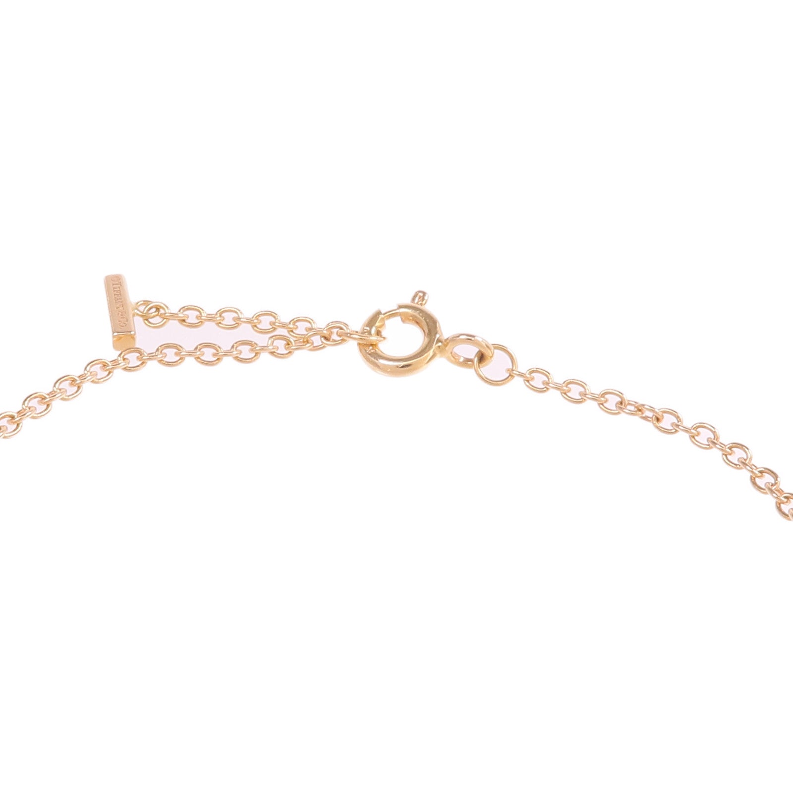 TIFFANY＆CO 18K玫瑰金T Smile Bracelet手鏈