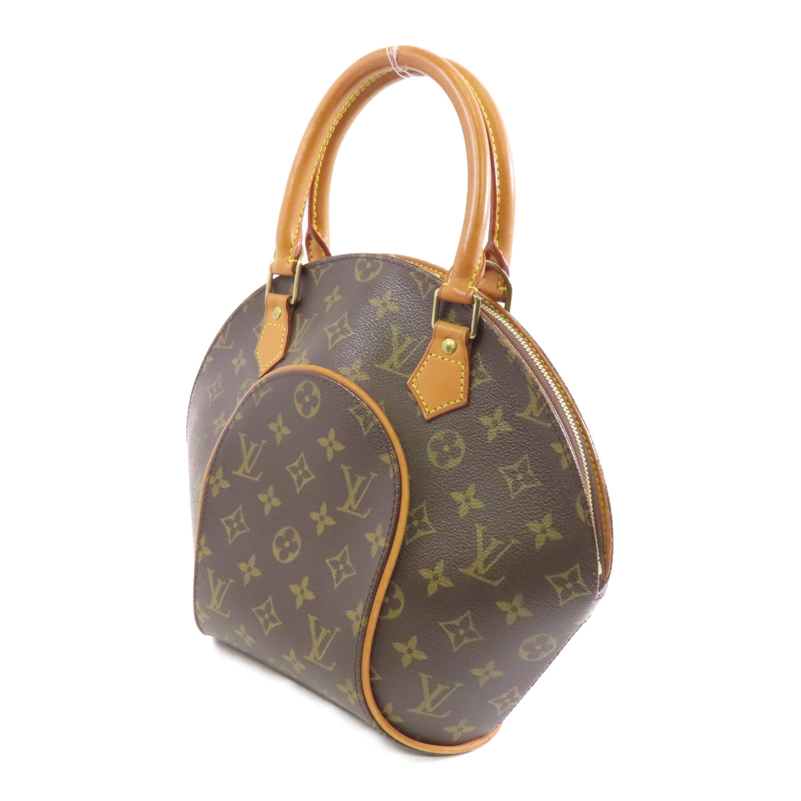 LOUIS VUITTON 【激減優惠】Monogram Ellipse MM金扣手挽袋啡色