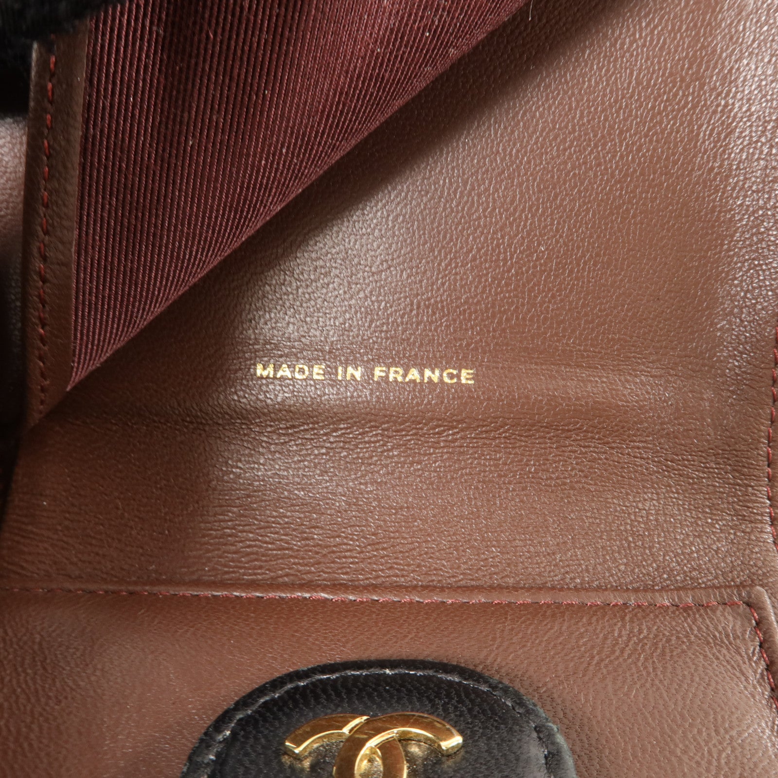 CHANEL 羊皮皮革Classic Small Flap Wallet金扣錢包