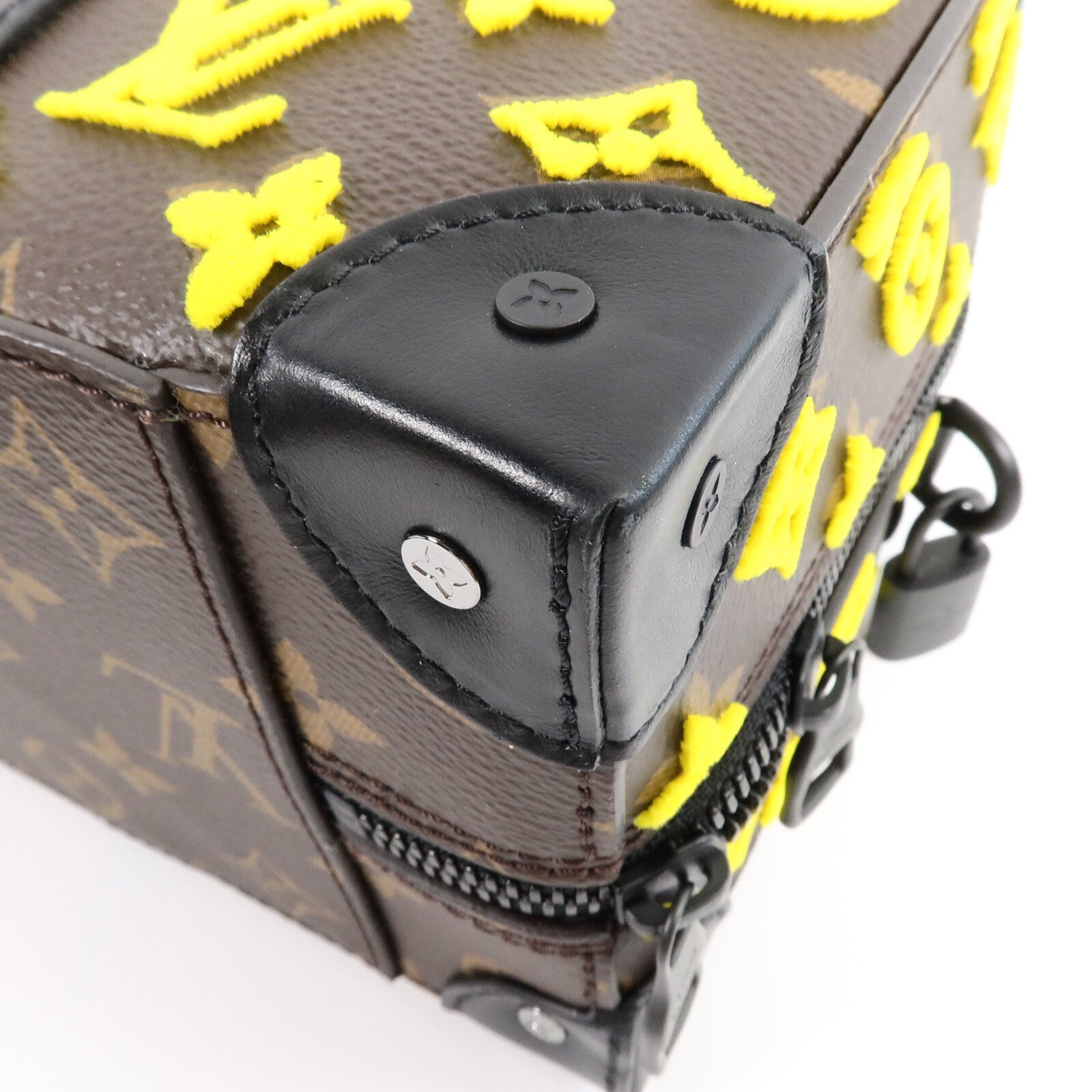 LOUIS VUITTON Monogram Tuffetage Trunk Speedy手挽肩背兩用袋