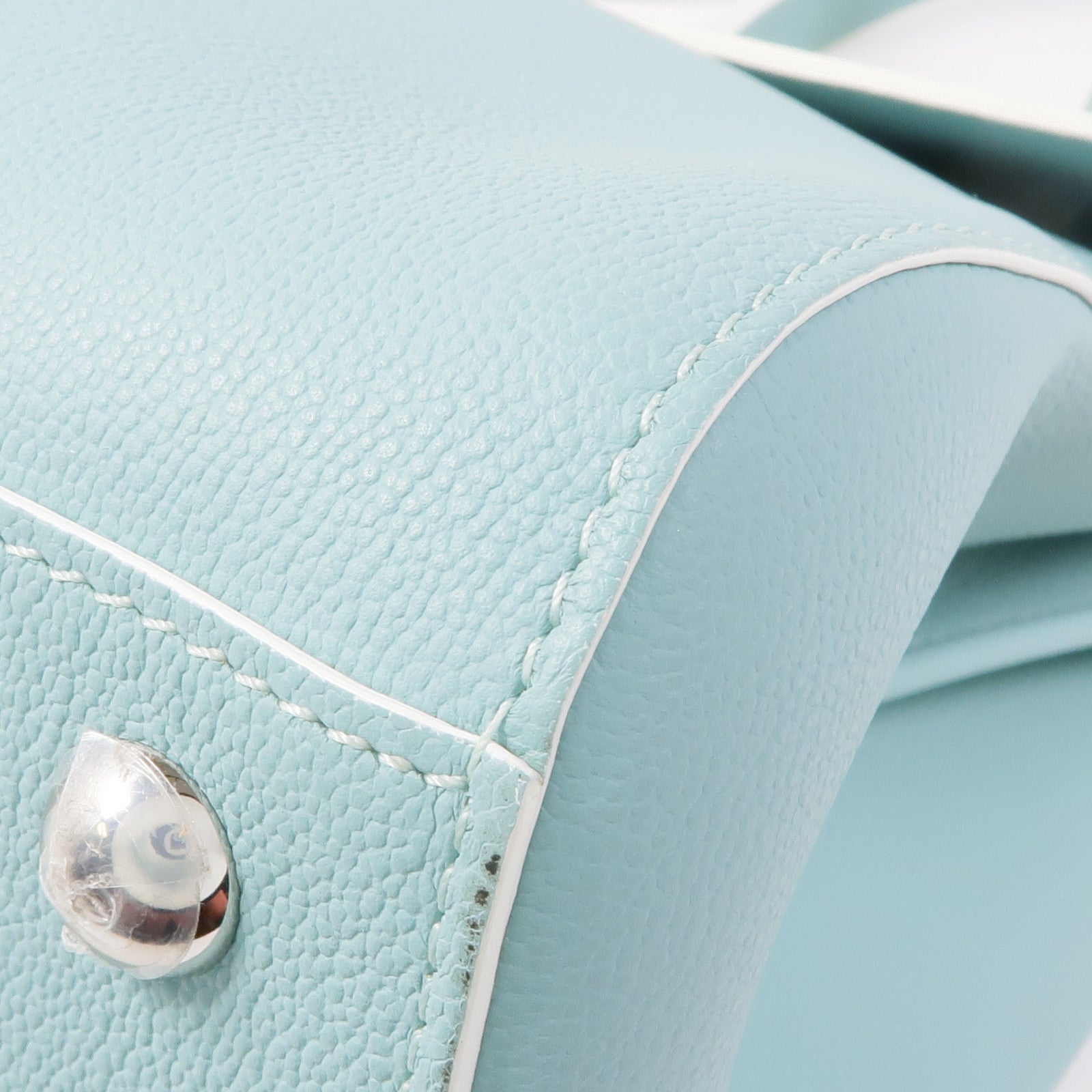 Delvaux 牛皮皮革Brillant MM金扣手挽肩背兩用袋