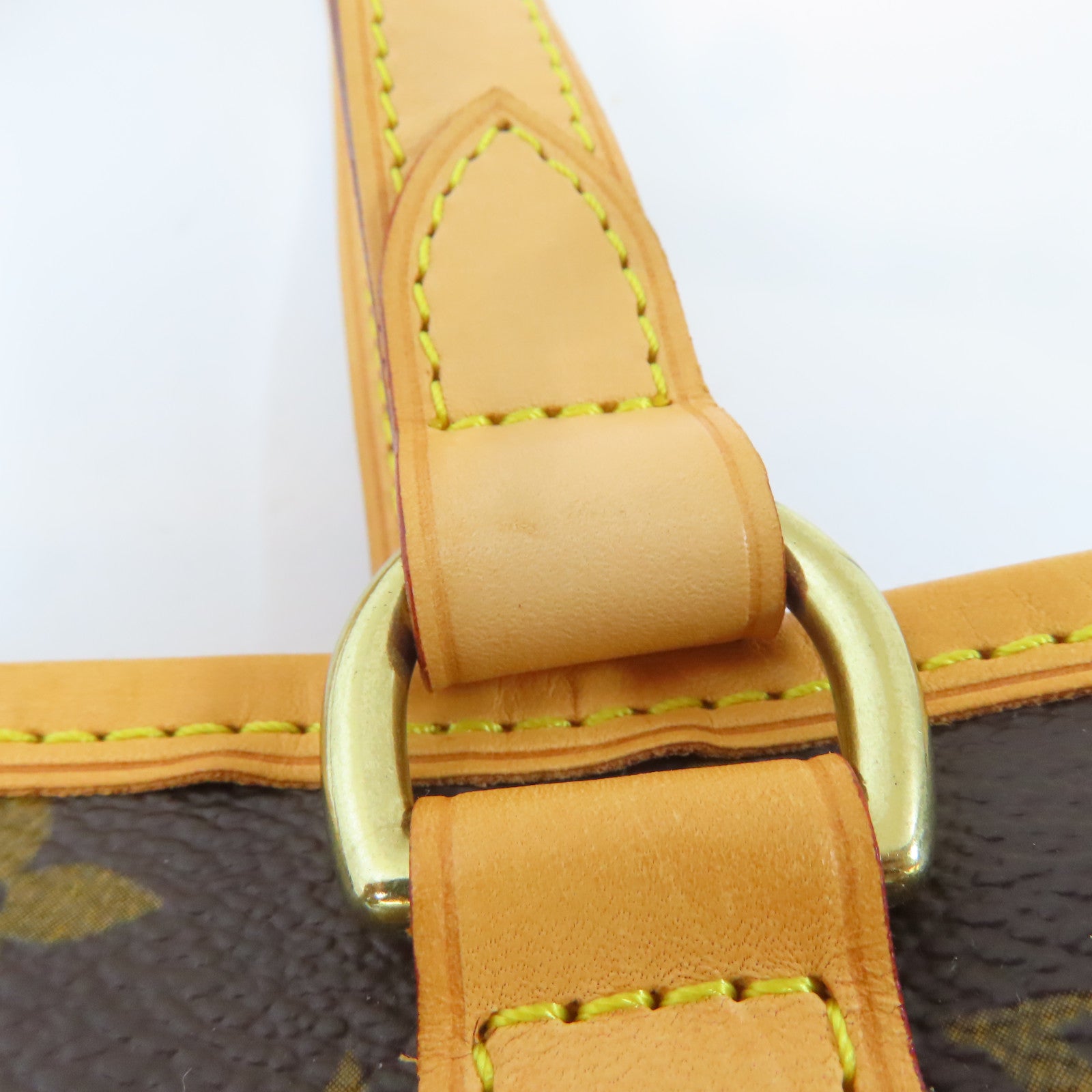 LOUIS VUITTON Monogram Batignolle金扣手挽袋啡色