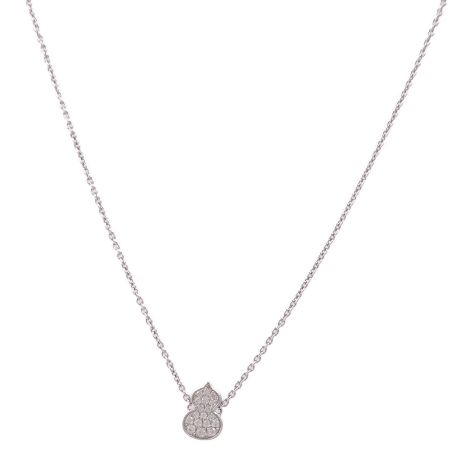 JEWELRY 18K白金Qeelin Diamond Necklace鑽石項鍊