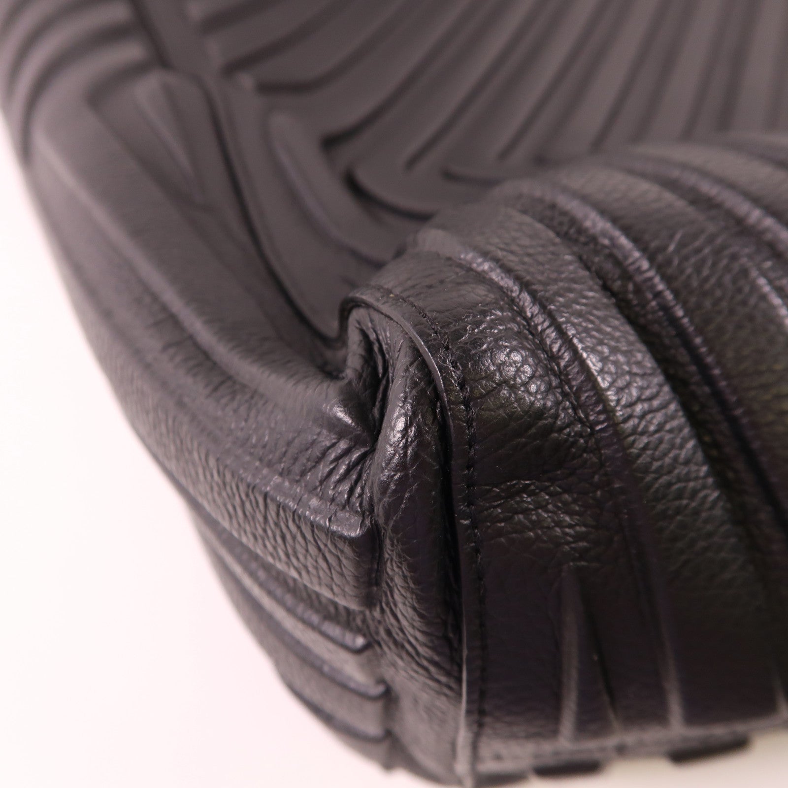 BALENCIAGA 皮革Car East-West M Tote銀扣手挽肩背兩用袋