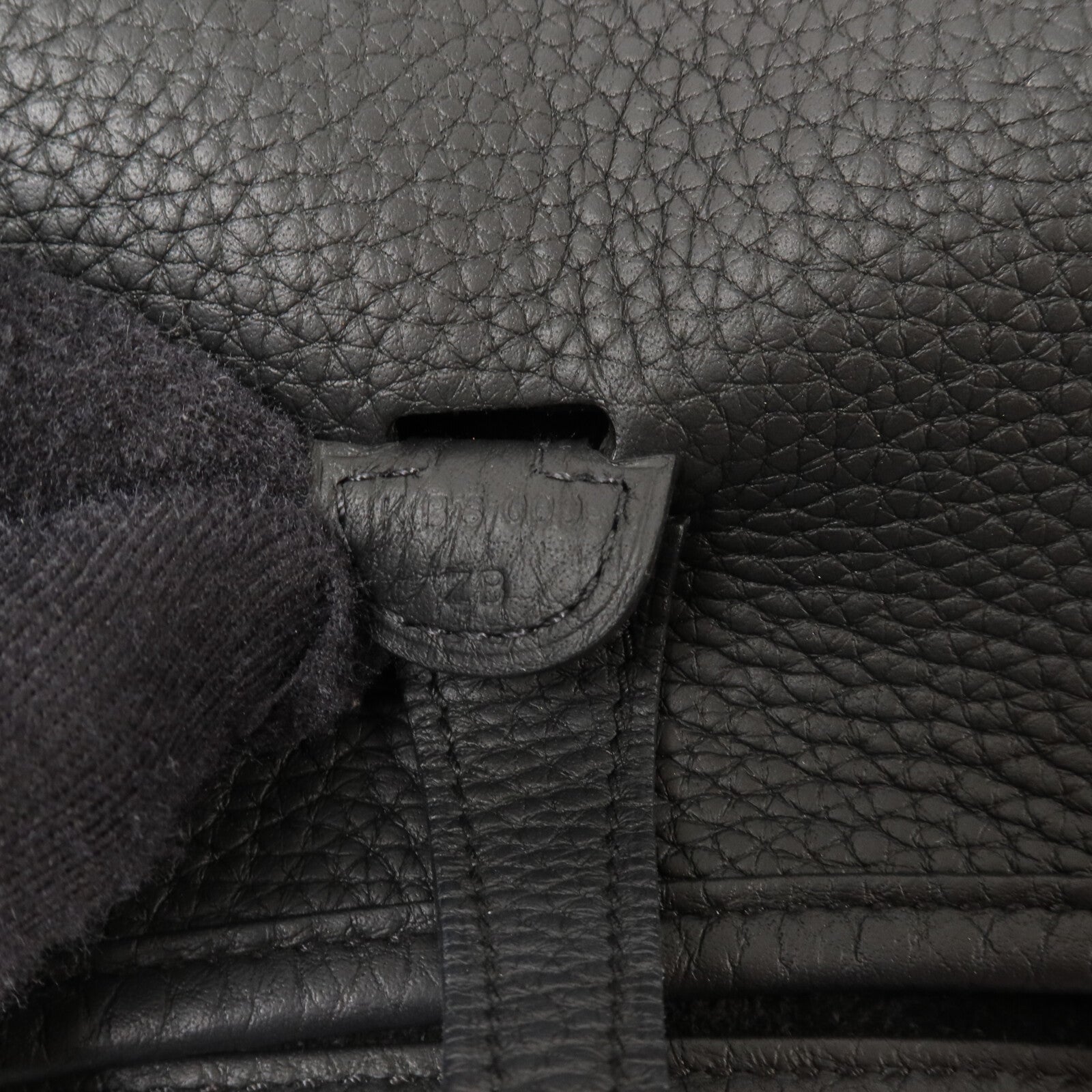 HERMES Clemence皮革Evelyne 23肩背袋Noir