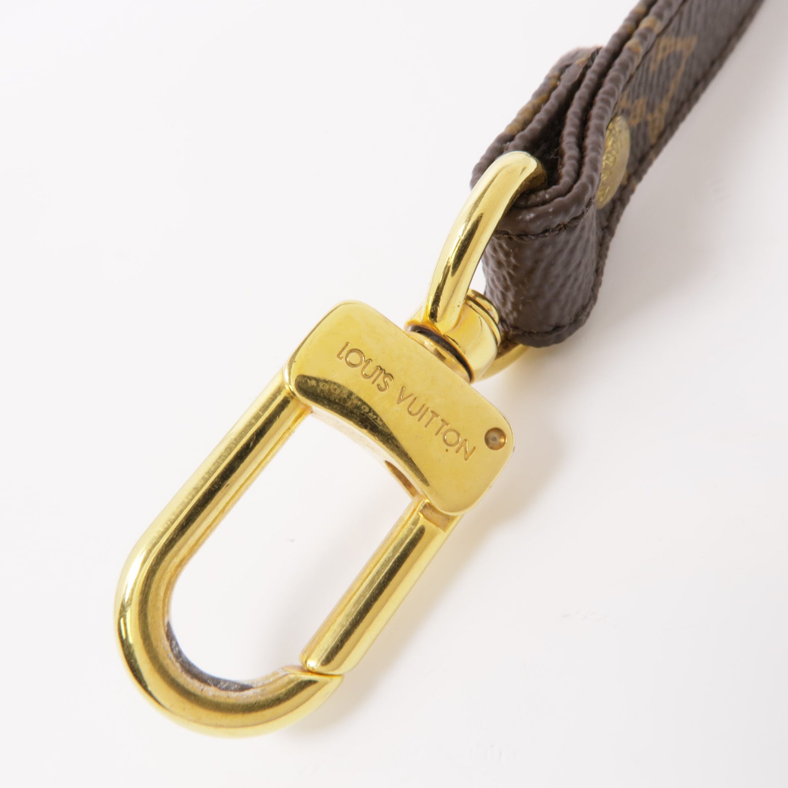 LOUIS VUITTON Monogram Strap金扣肩背帶