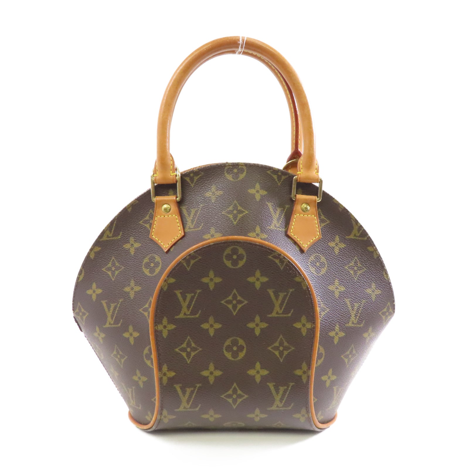 LOUIS VUITTON 【激減優惠】Monogram Ellipse MM金扣手挽袋啡色