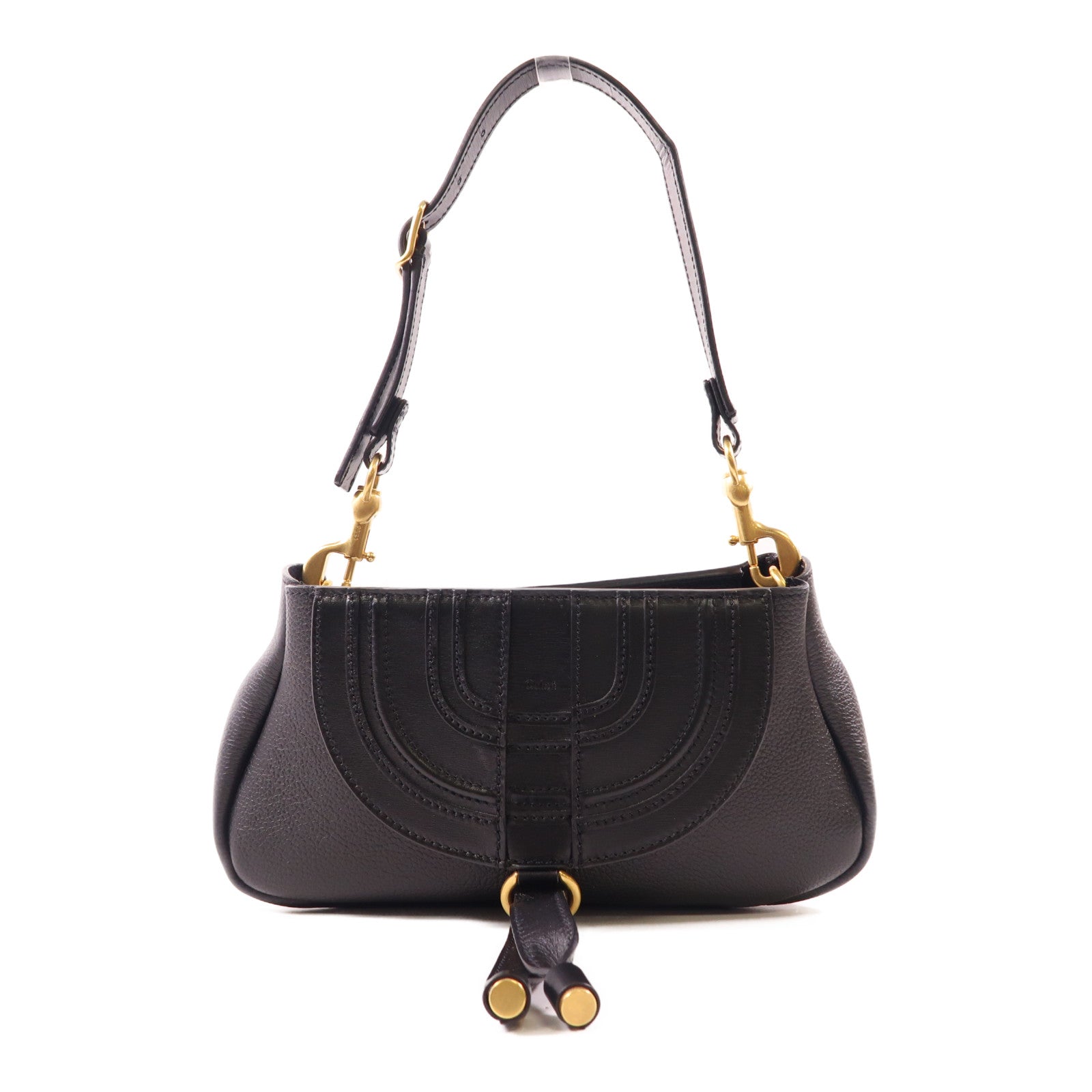 Chloe 牛皮皮革Hobo Bag金扣肩背袋