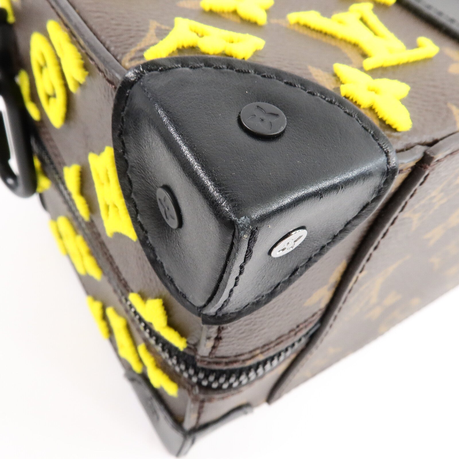 LOUIS VUITTON Monogram Tuffetage Trunk Speedy手挽肩背兩用袋
