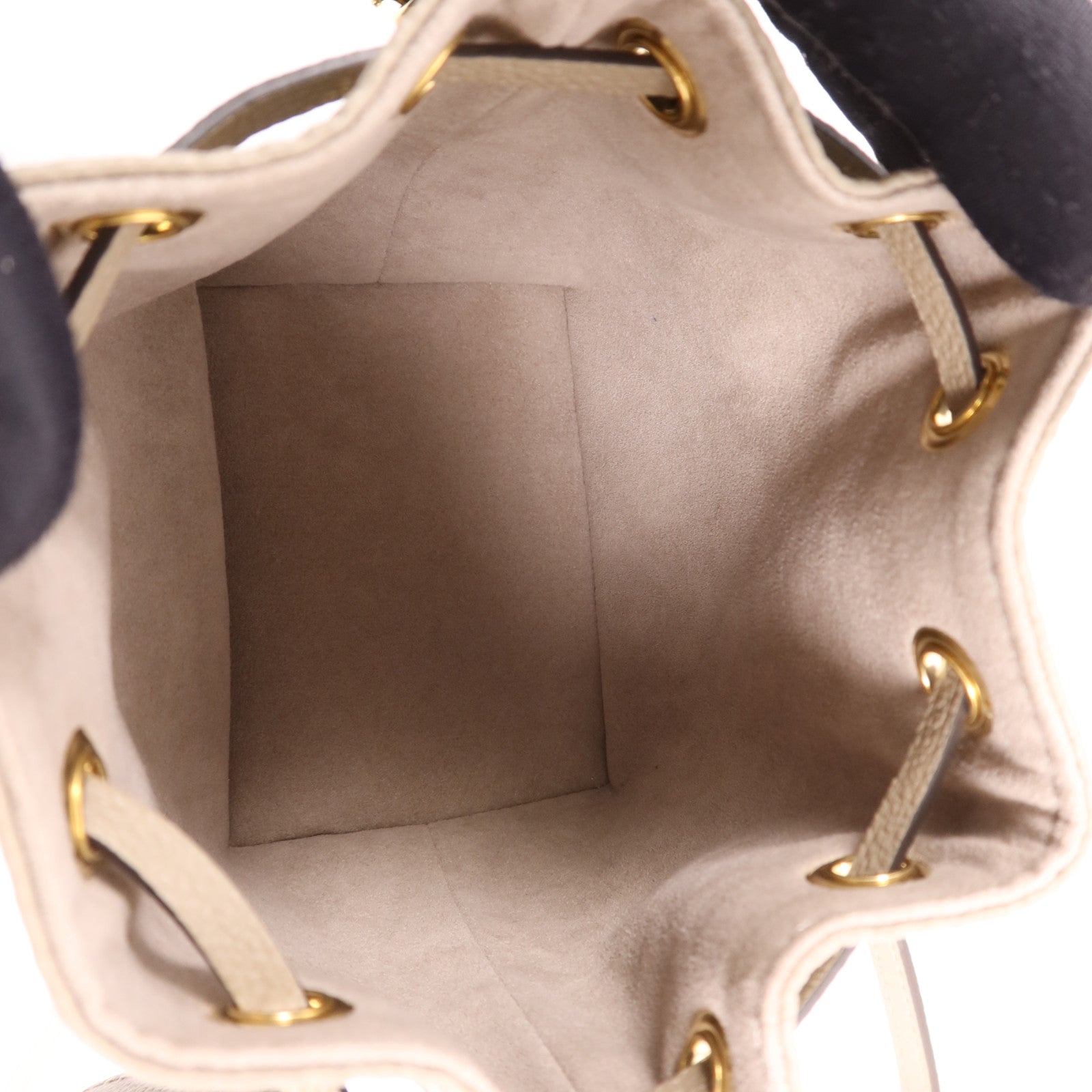 LOUIS VUITTON Monogram Empreinte Nano Noe金扣手挽肩背兩用袋