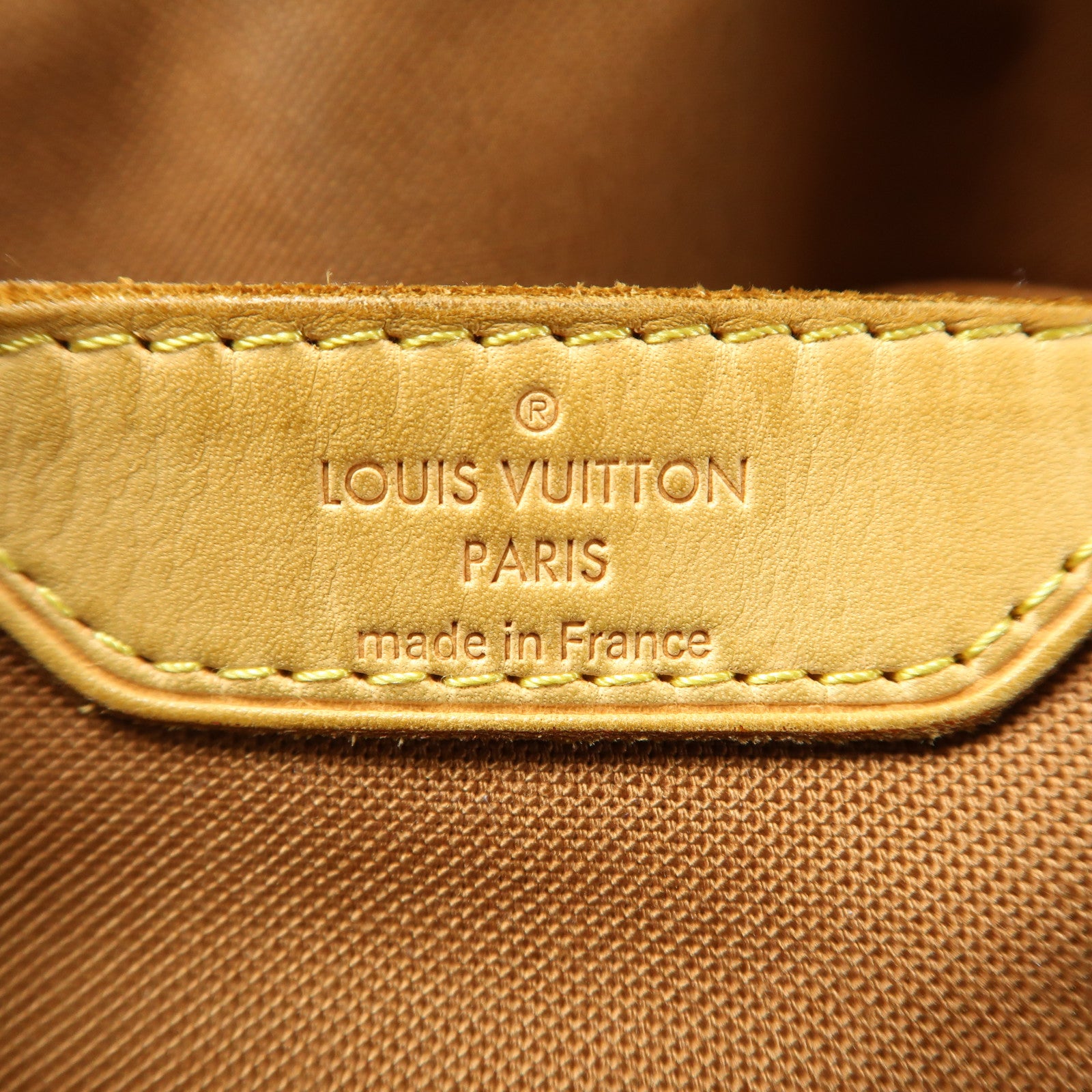 LOUIS VUITTON LV GHW Palermo GM 2 Way Bag M40146 Monogram Brown