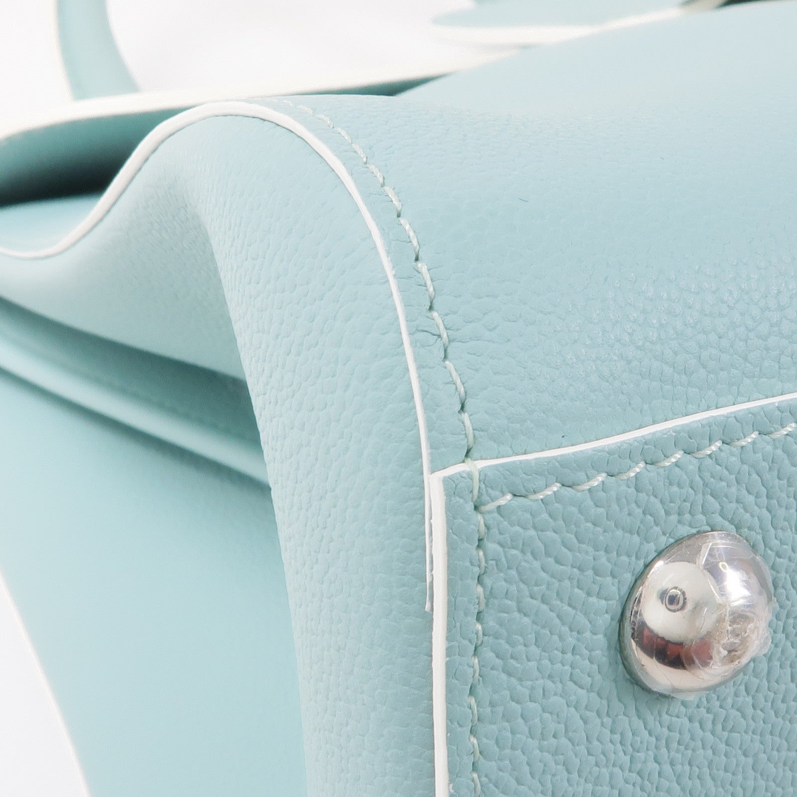 Delvaux 牛皮皮革Brillant MM金扣手挽肩背兩用袋