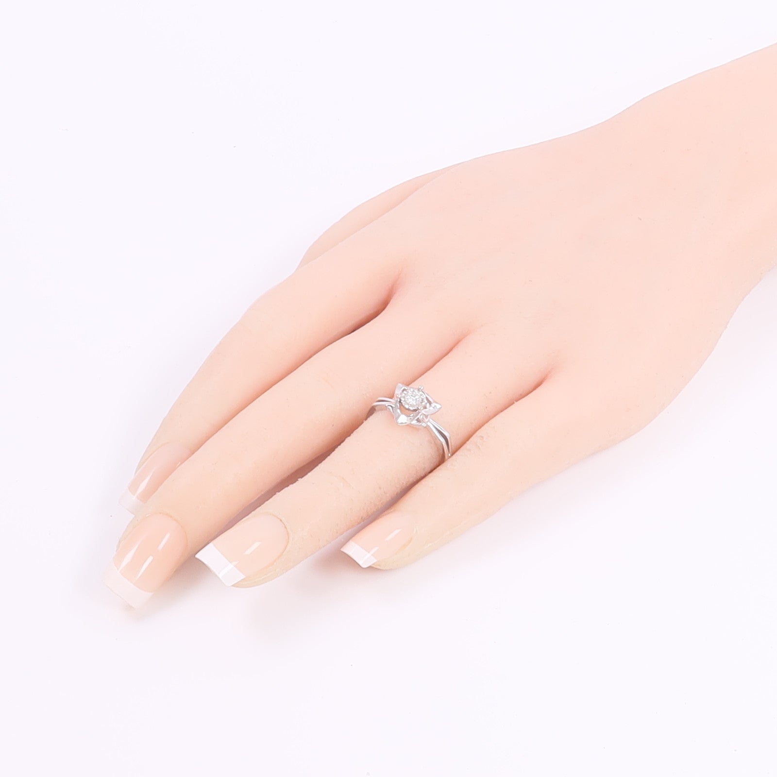 JEWELRY 18K白金Diamond Ring鑽石戒指