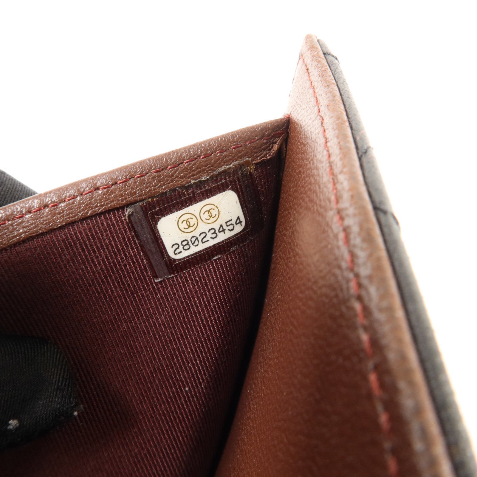 CHANEL 羊皮皮革Classic Small Flap Wallet金扣錢包