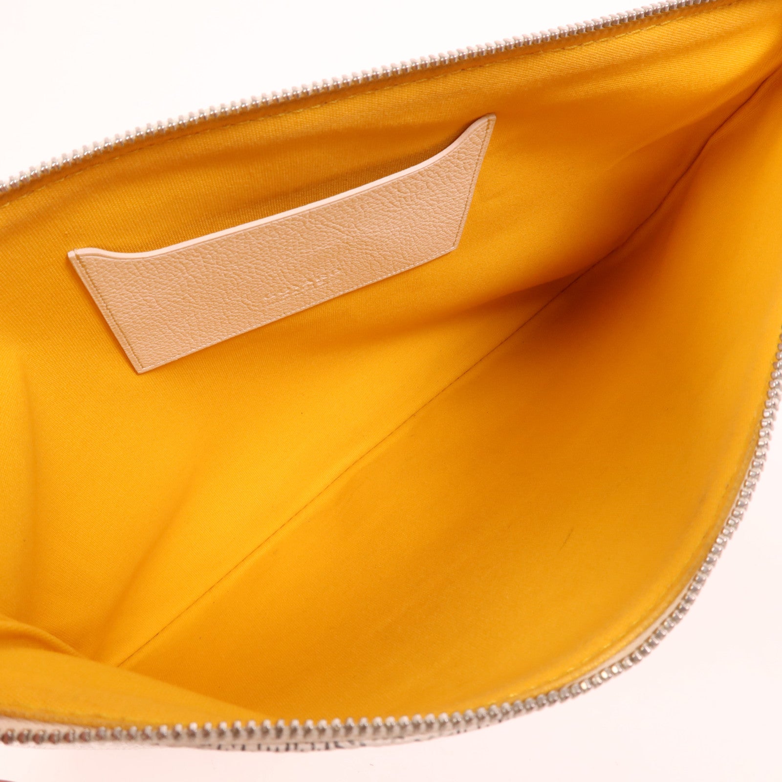 GOYARD 塗層帆布Clutch銀扣手拿包