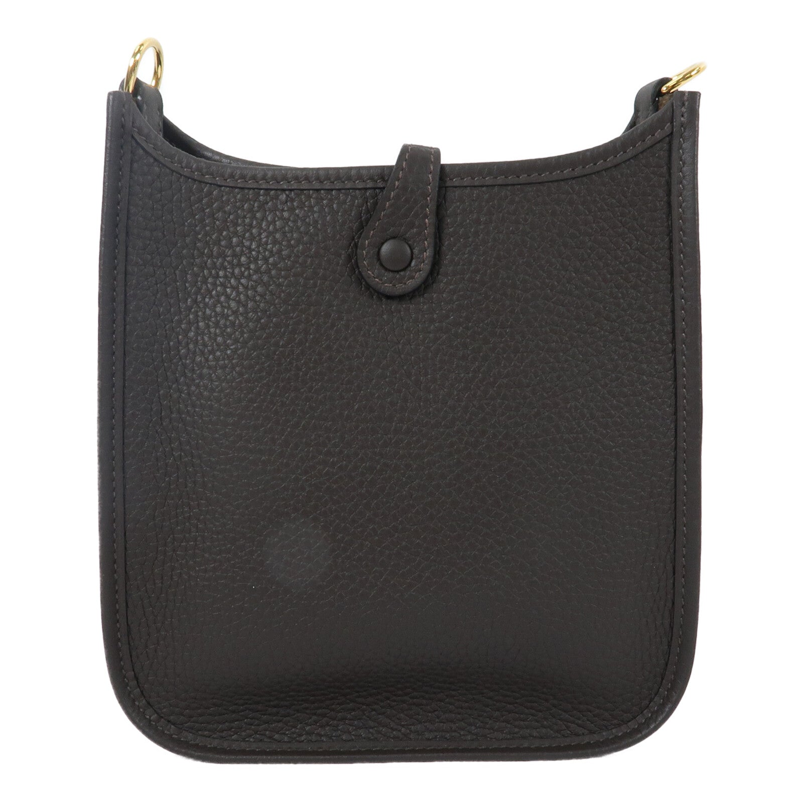 HERMES Clemence皮革Evelyne TPM肩背袋Ebene