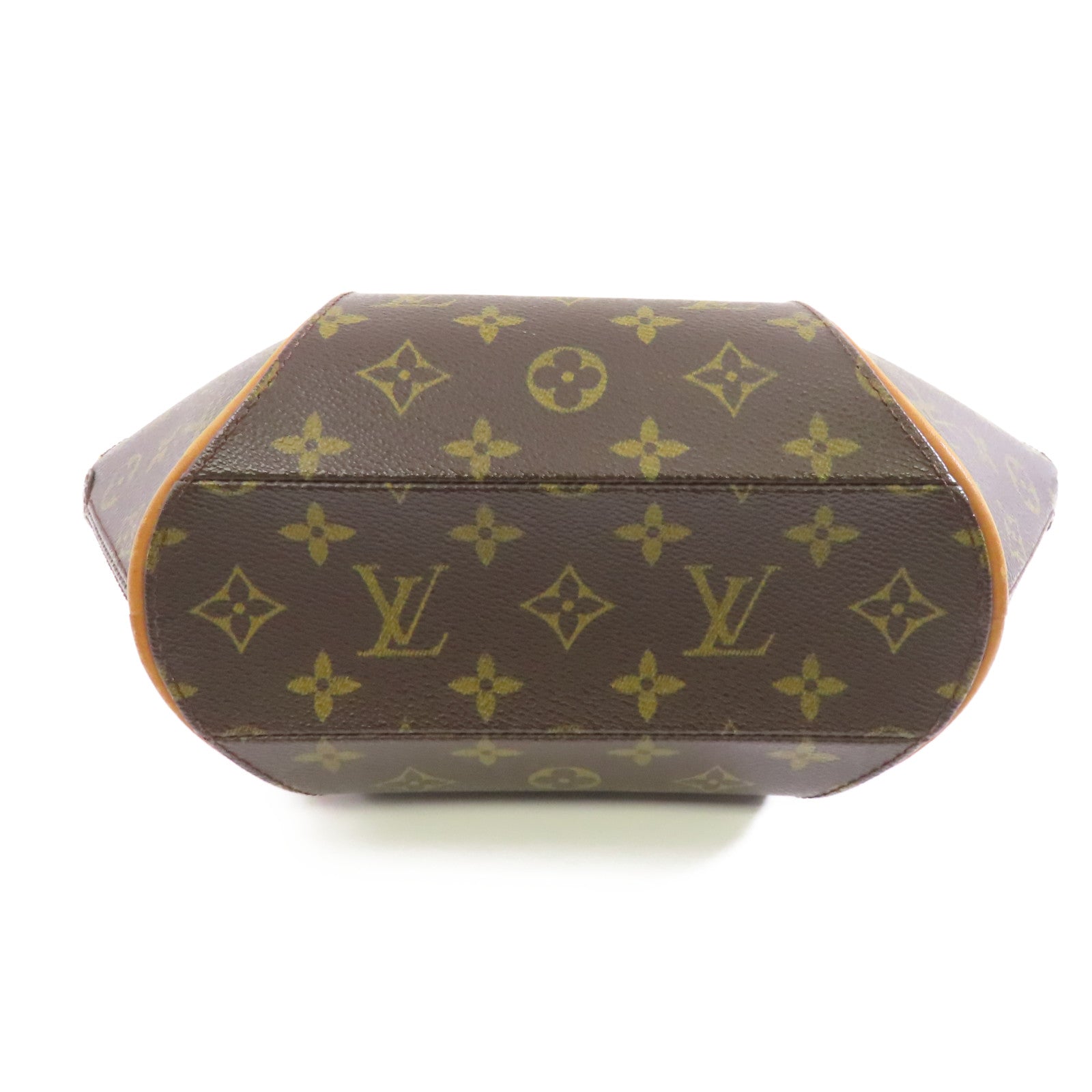 LOUIS VUITTON 【激減優惠】Monogram Ellipse MM金扣手挽袋啡色