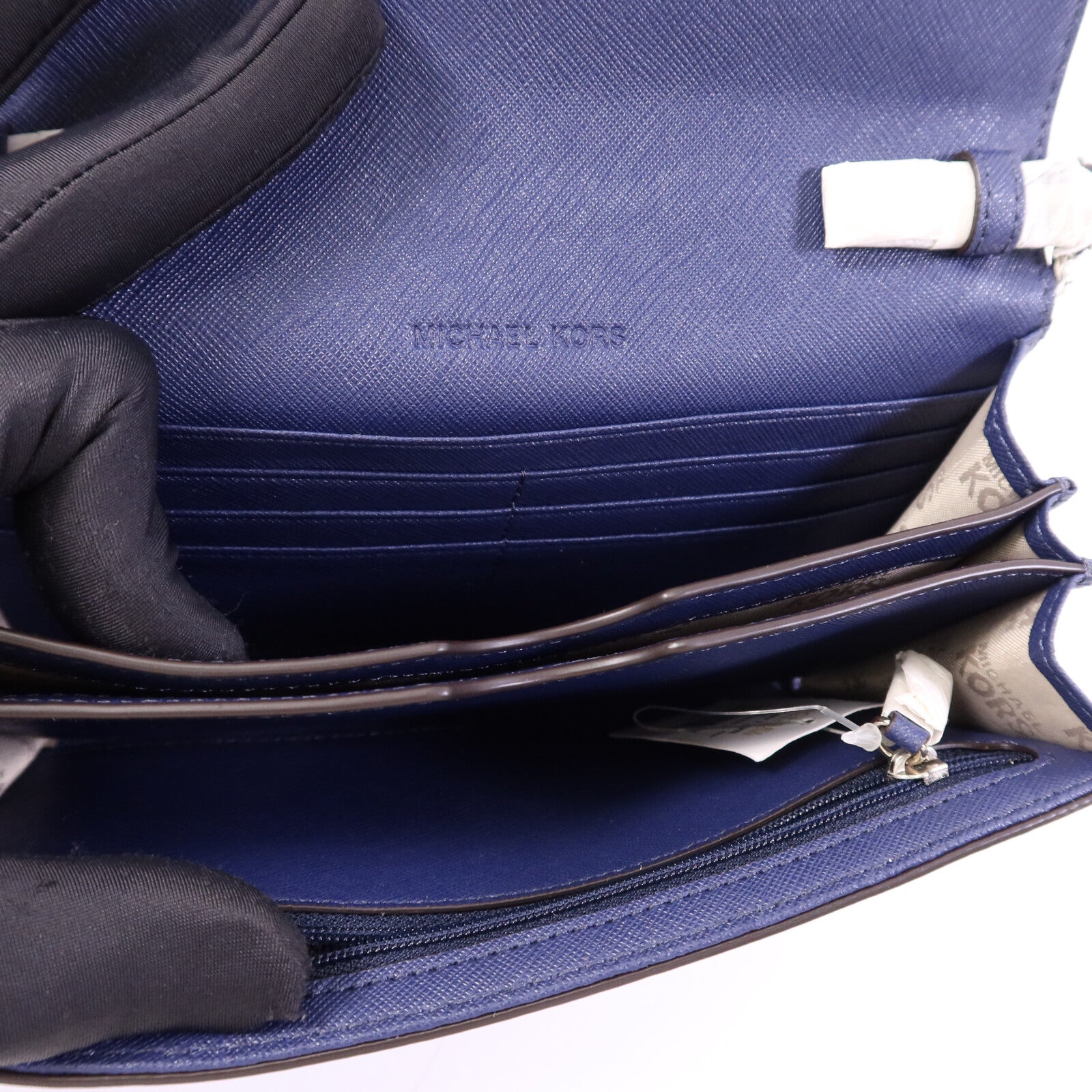 Michael Kors 塗層帆布Shoulder Bag銀扣肩背袋