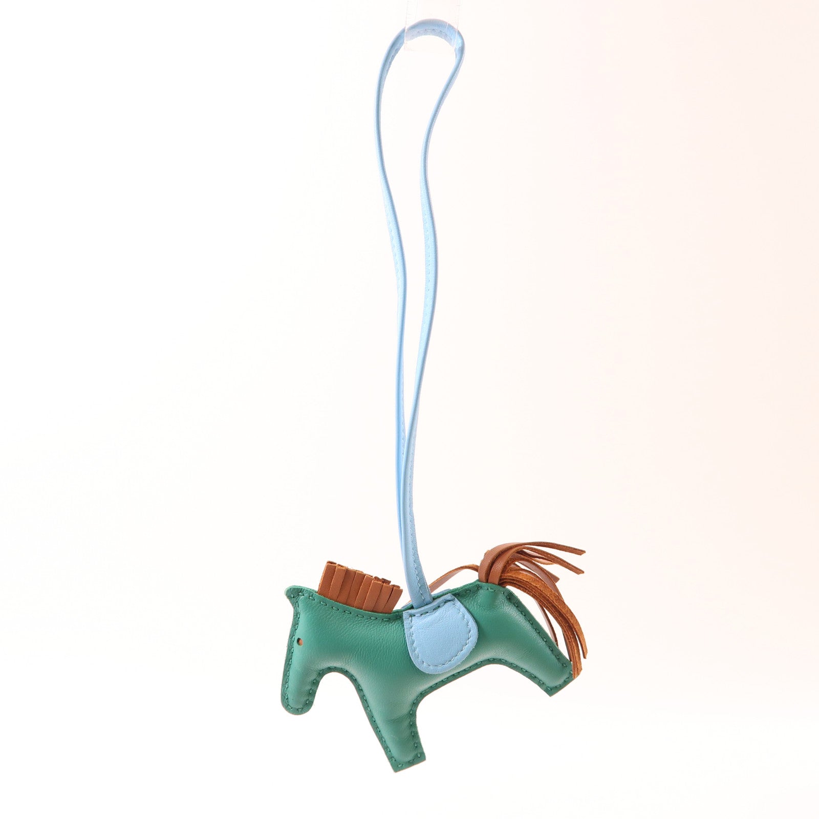 HERMES Swift皮革Rodeo Bag Charm掛飾