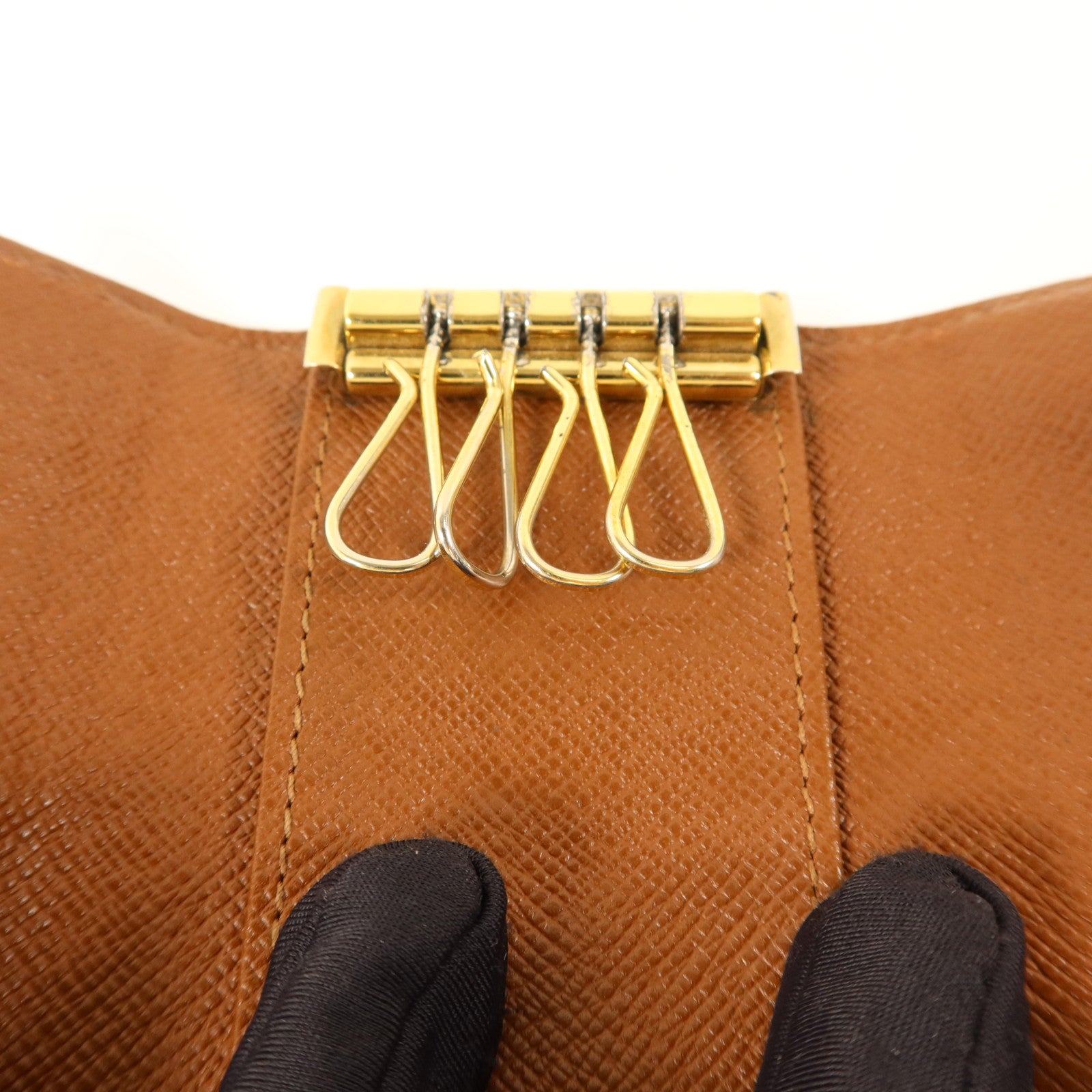 LOUIS VUITTON Monogram 4 Key Holder金扣鎖匙包