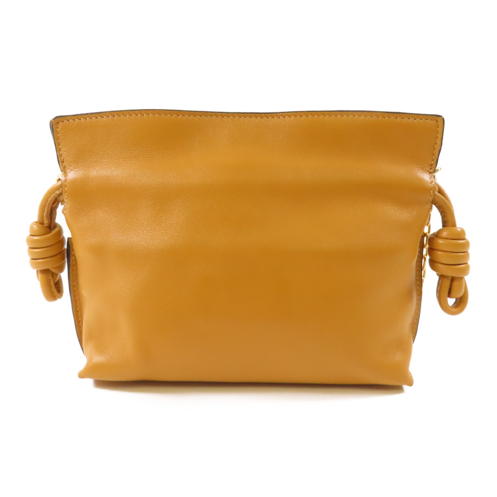 LOEWE 羊皮皮革Flamenco Nano金扣鏈帶肩背袋