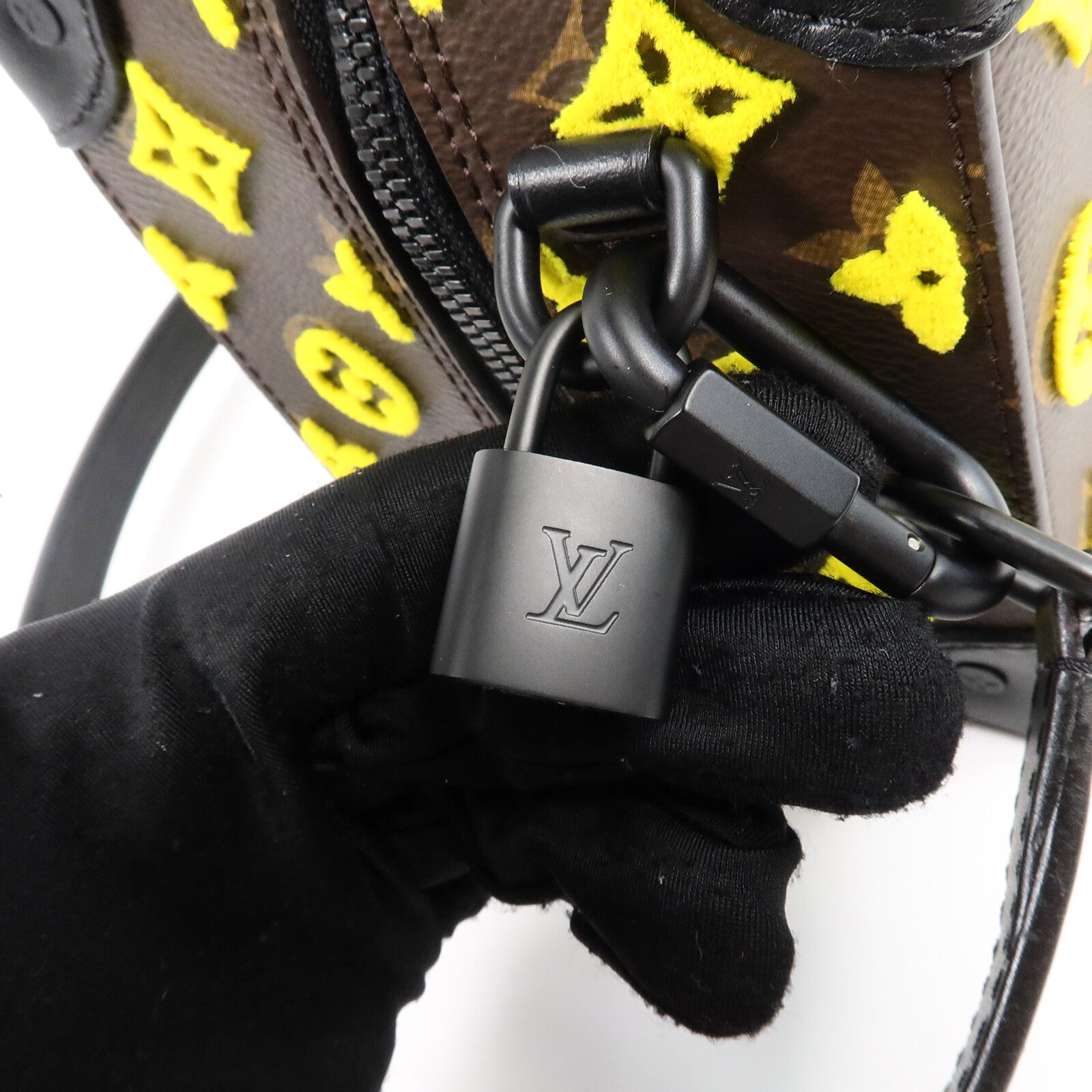 LOUIS VUITTON Monogram Tuffetage Trunk Speedy手挽肩背兩用袋