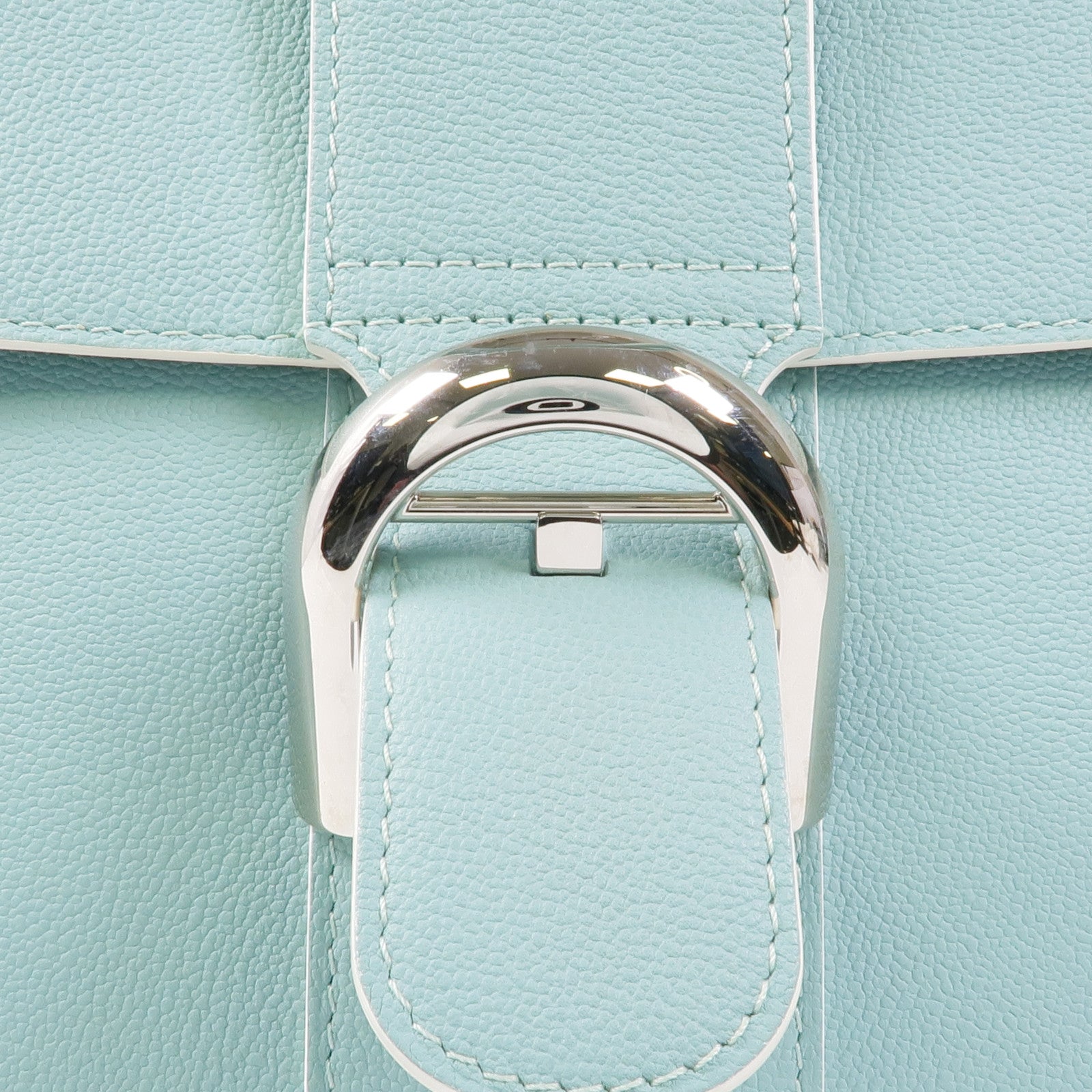 Delvaux 牛皮皮革Brillant MM金扣手挽肩背兩用袋