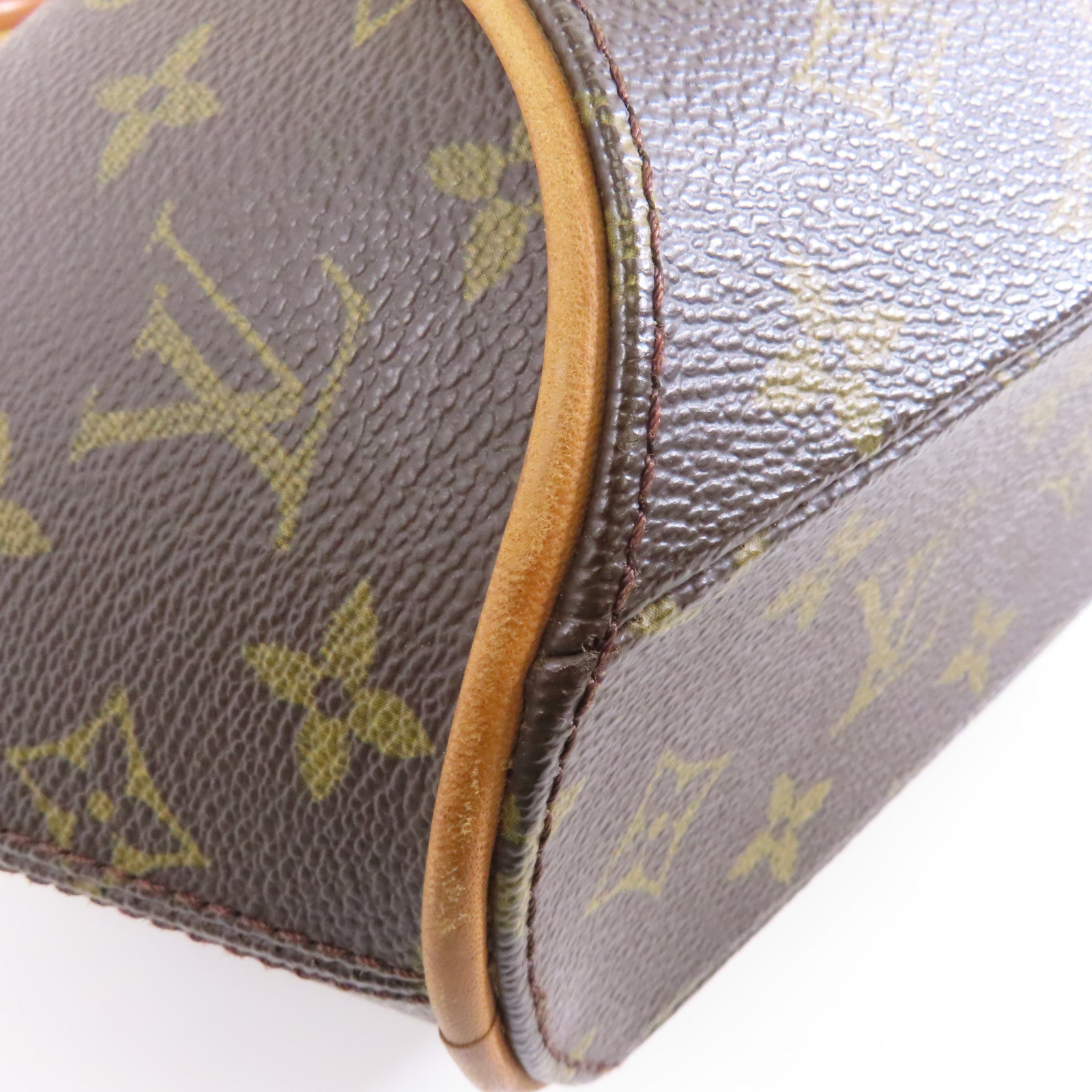 LOUIS VUITTON 【激減優惠】Monogram Ellipse MM金扣手挽袋啡色