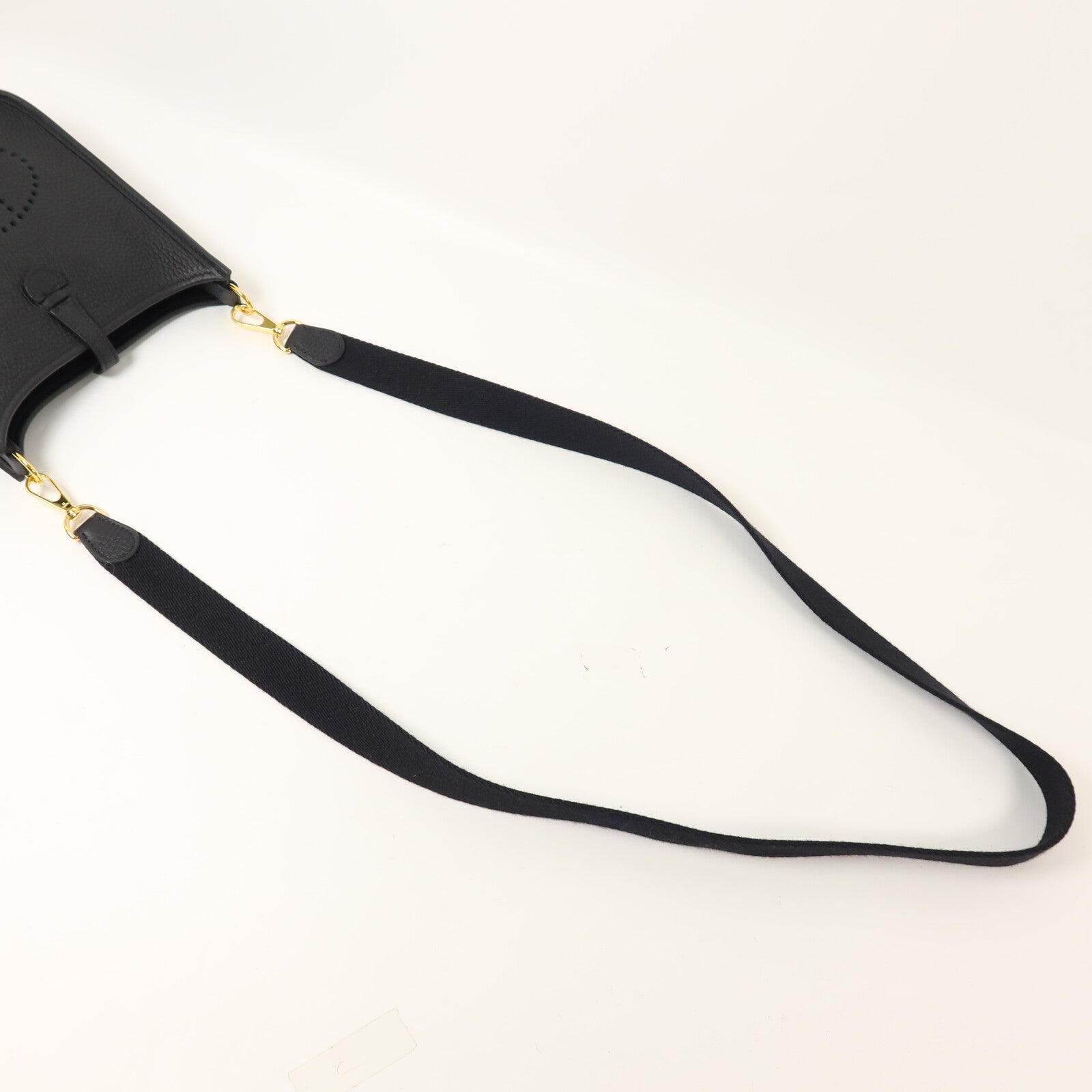 HERMES Clemence皮革Evelyne TPM肩背袋Noir
