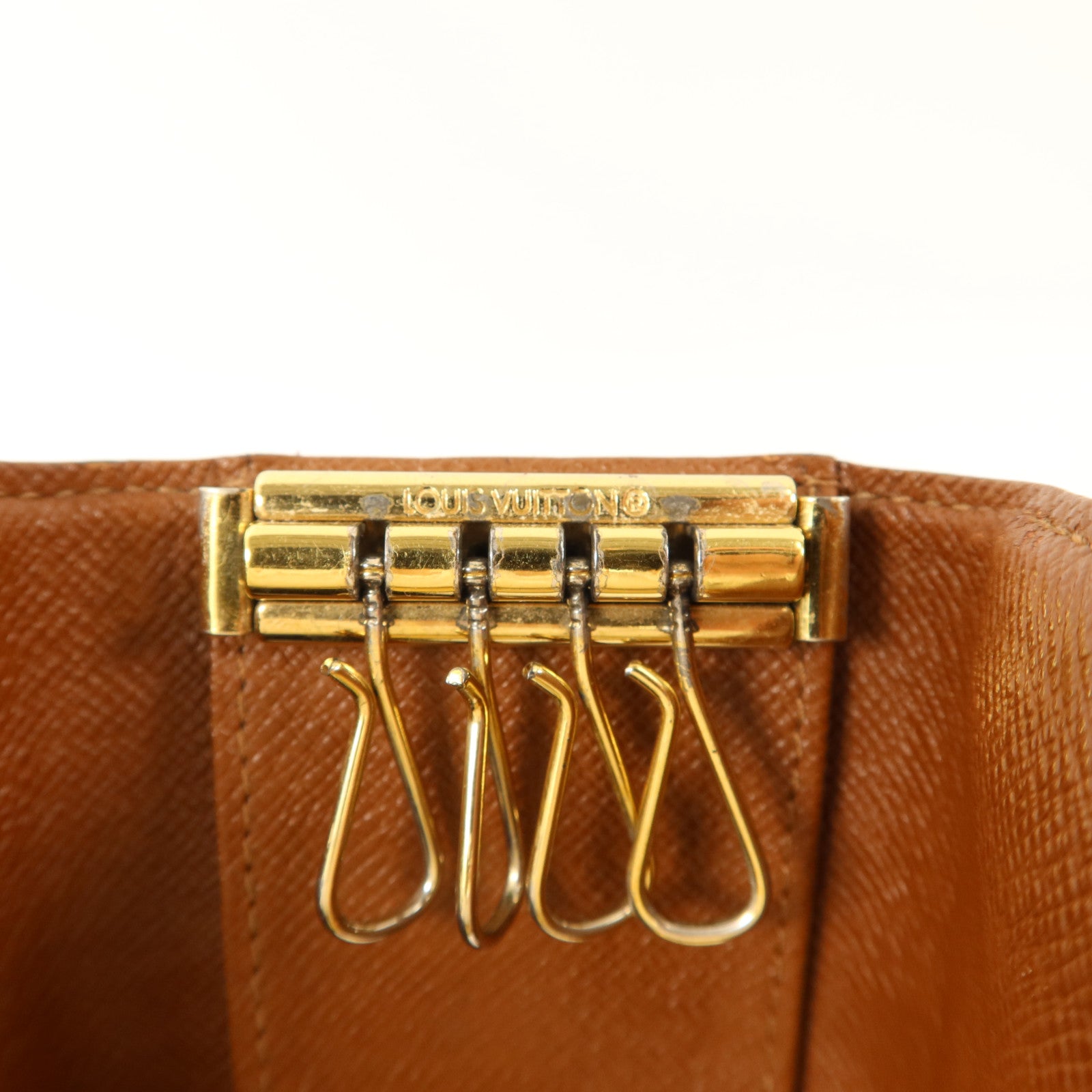 LOUIS VUITTON Monogram 4 Key Holder金扣鎖匙包