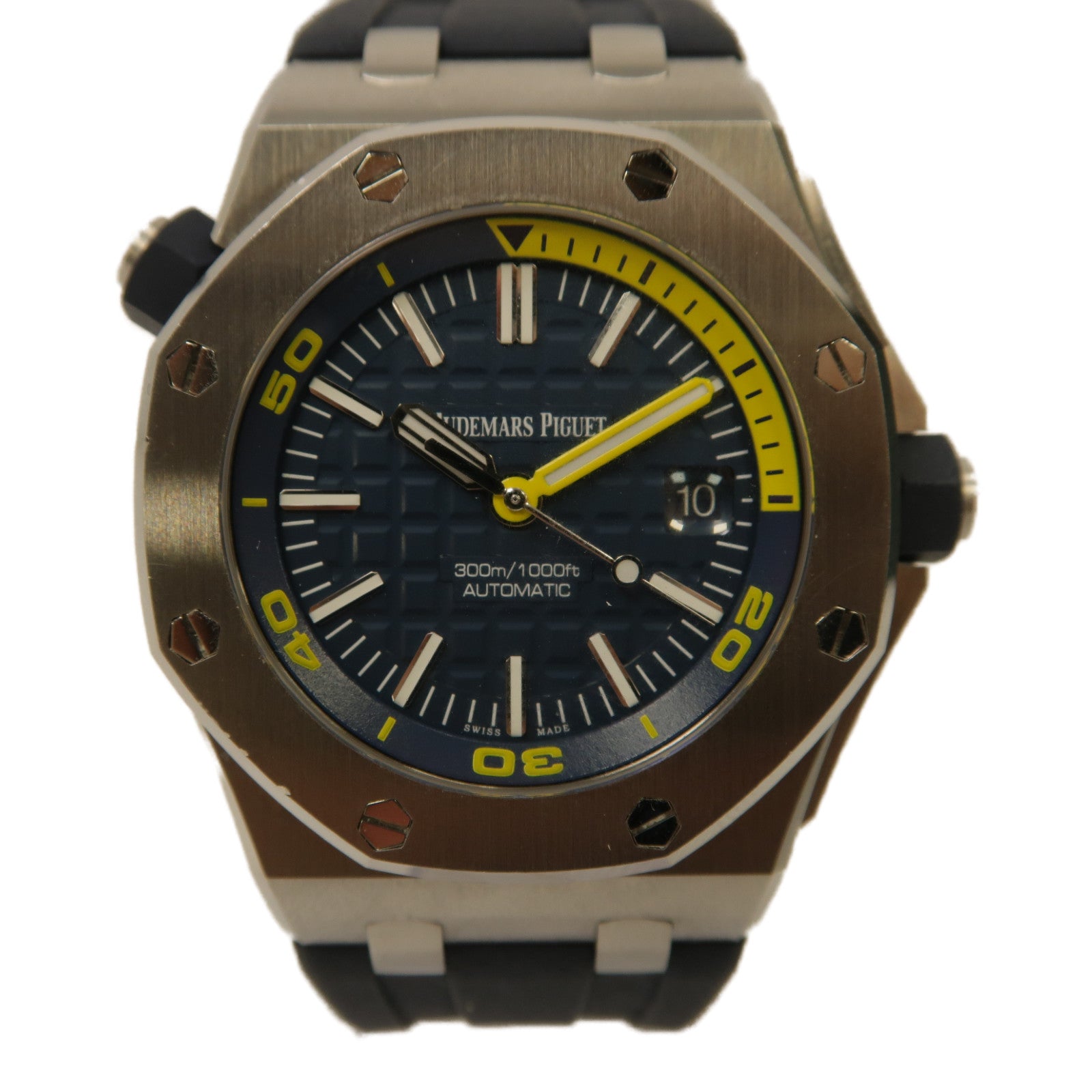 AUDEMARS PIGUET Royal Oak Offshore Diver不鏽鋼/橡膠手錶自動機芯深藍色