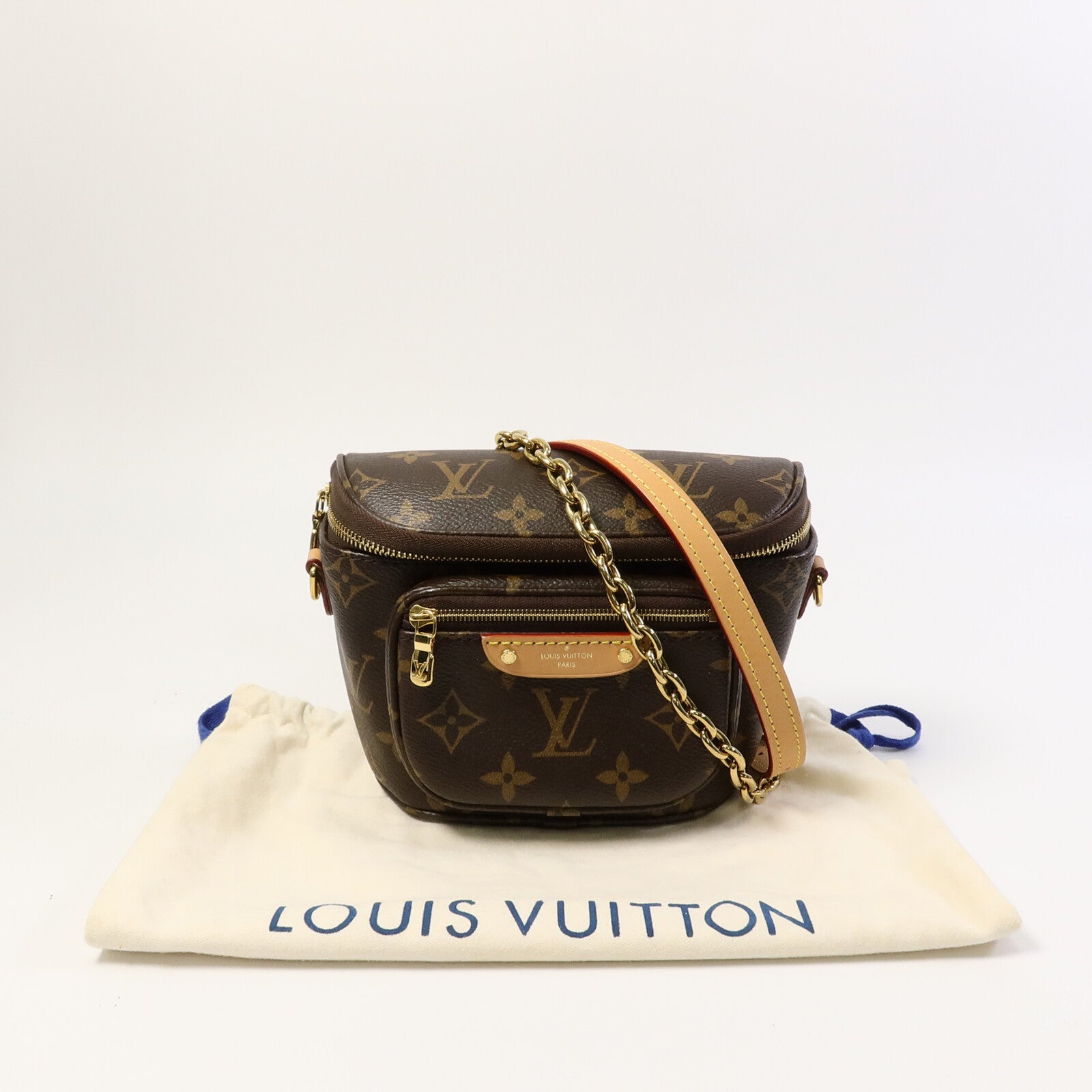 LOUIS VUITTON Monogram Mini Bumbag手挽肩背兩用袋