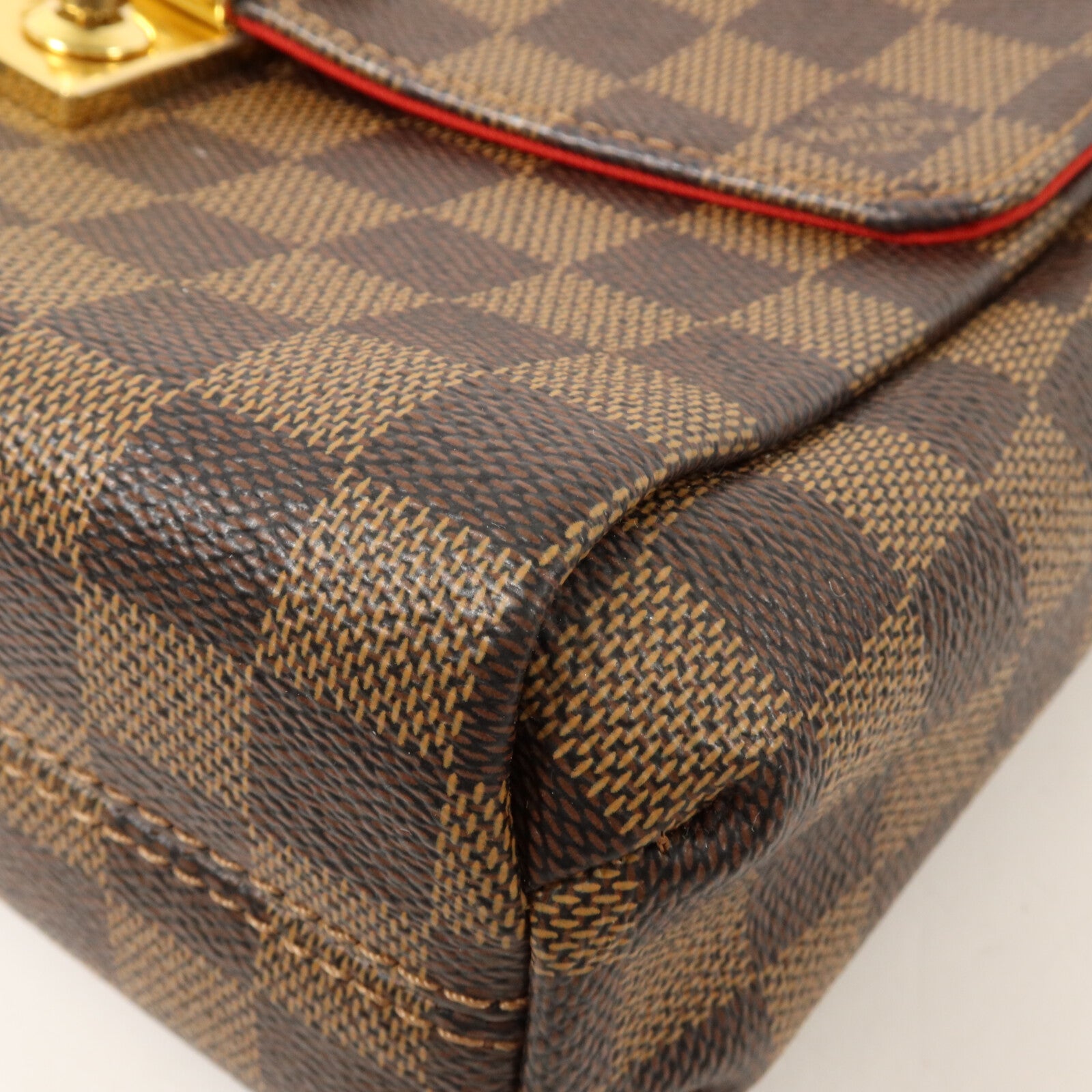LOUIS VUITTON Damier Croisette手挽肩背兩用袋