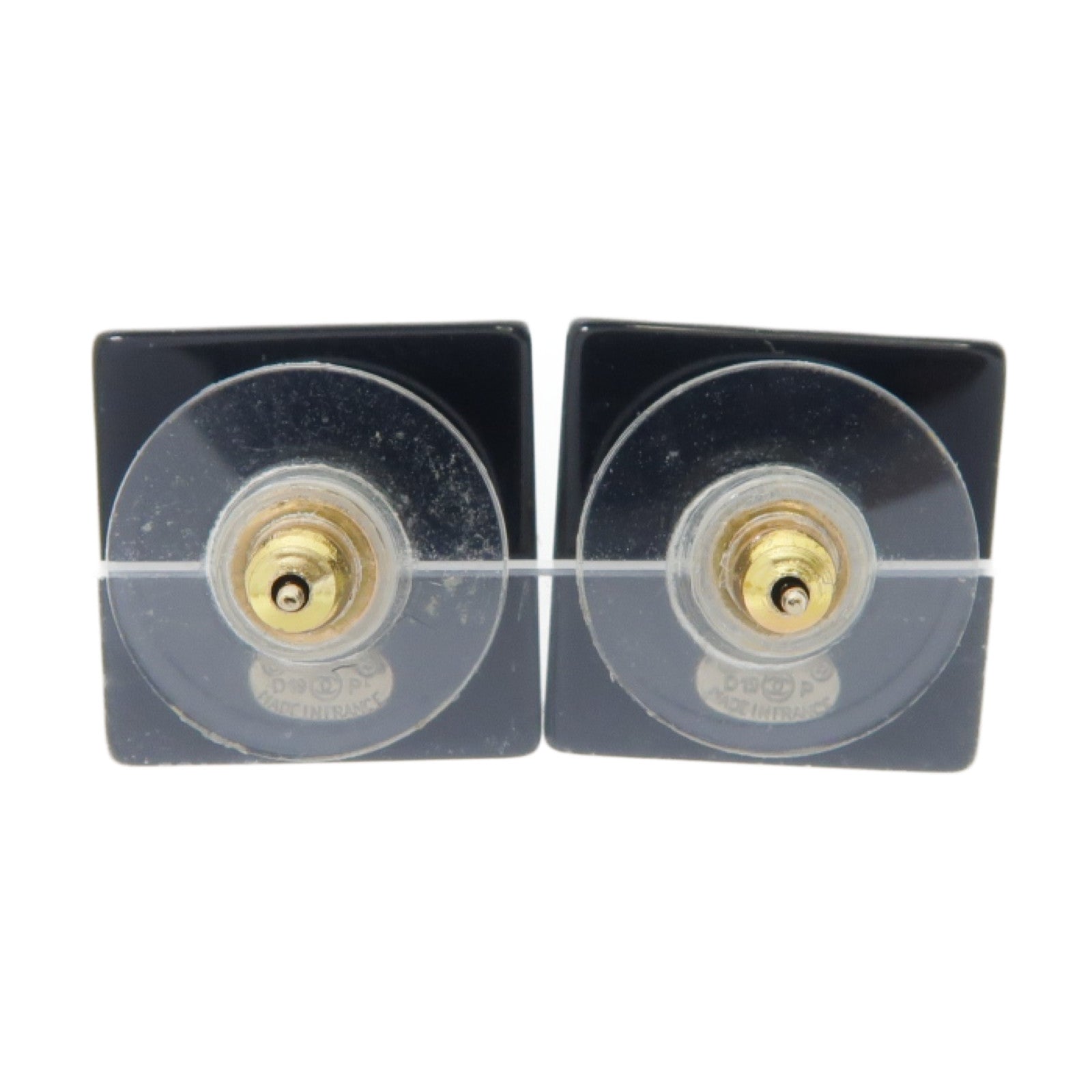 CHANEL 金屬Earrings耳環黑色/透明