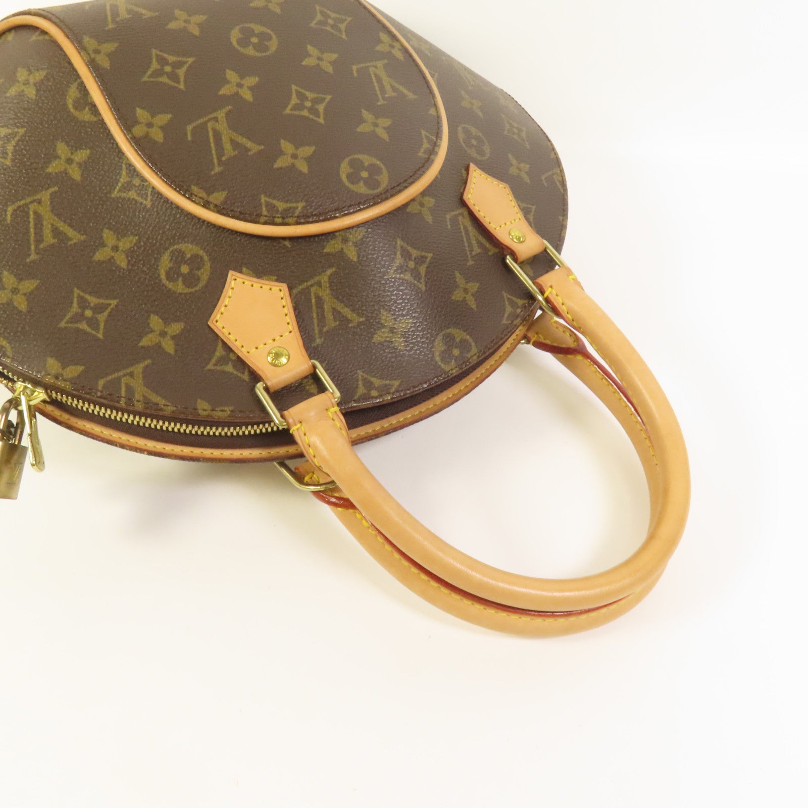 LOUIS VUITTON Monogram Elipse PM金扣手挽袋