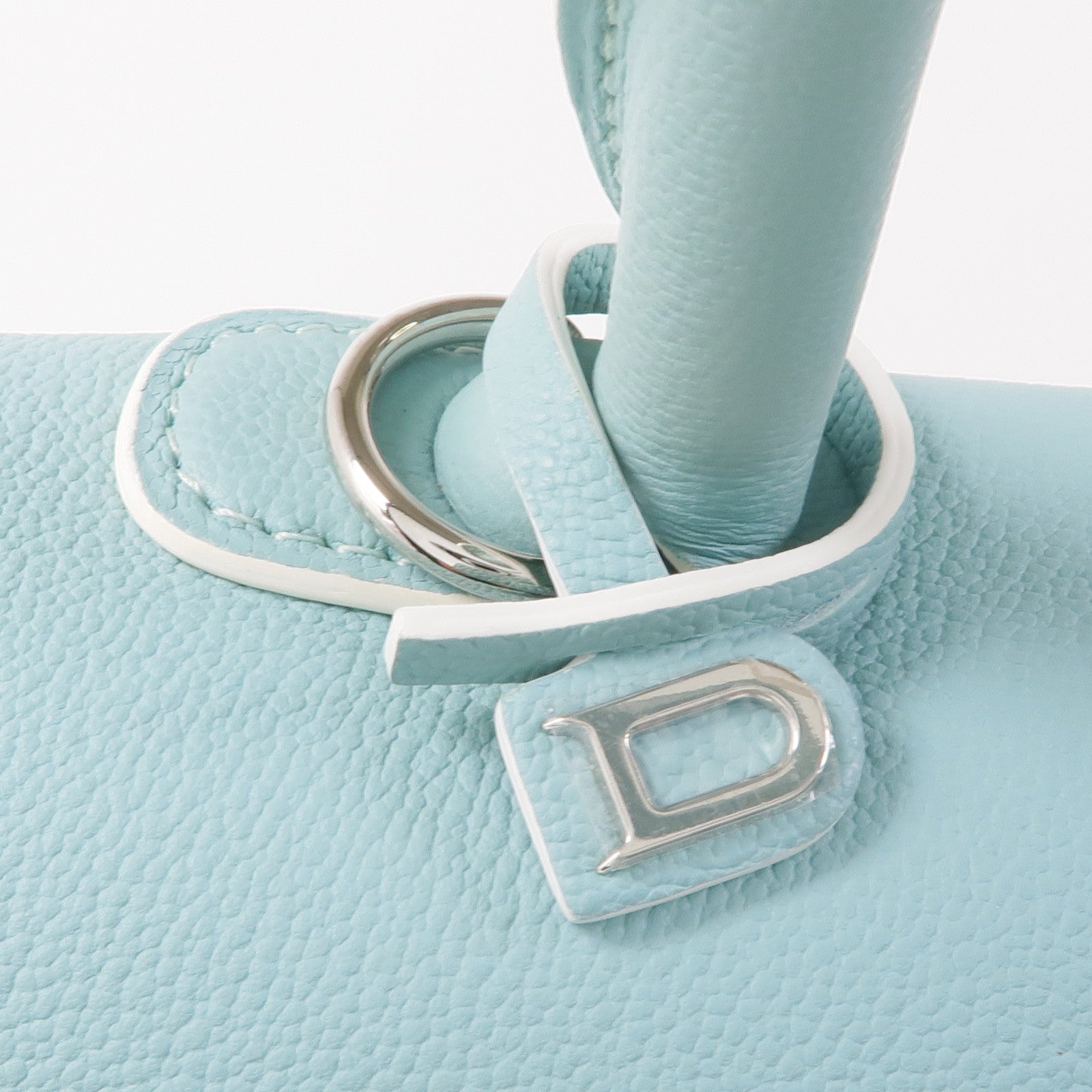 Delvaux 牛皮皮革Brillant MM金扣手挽肩背兩用袋