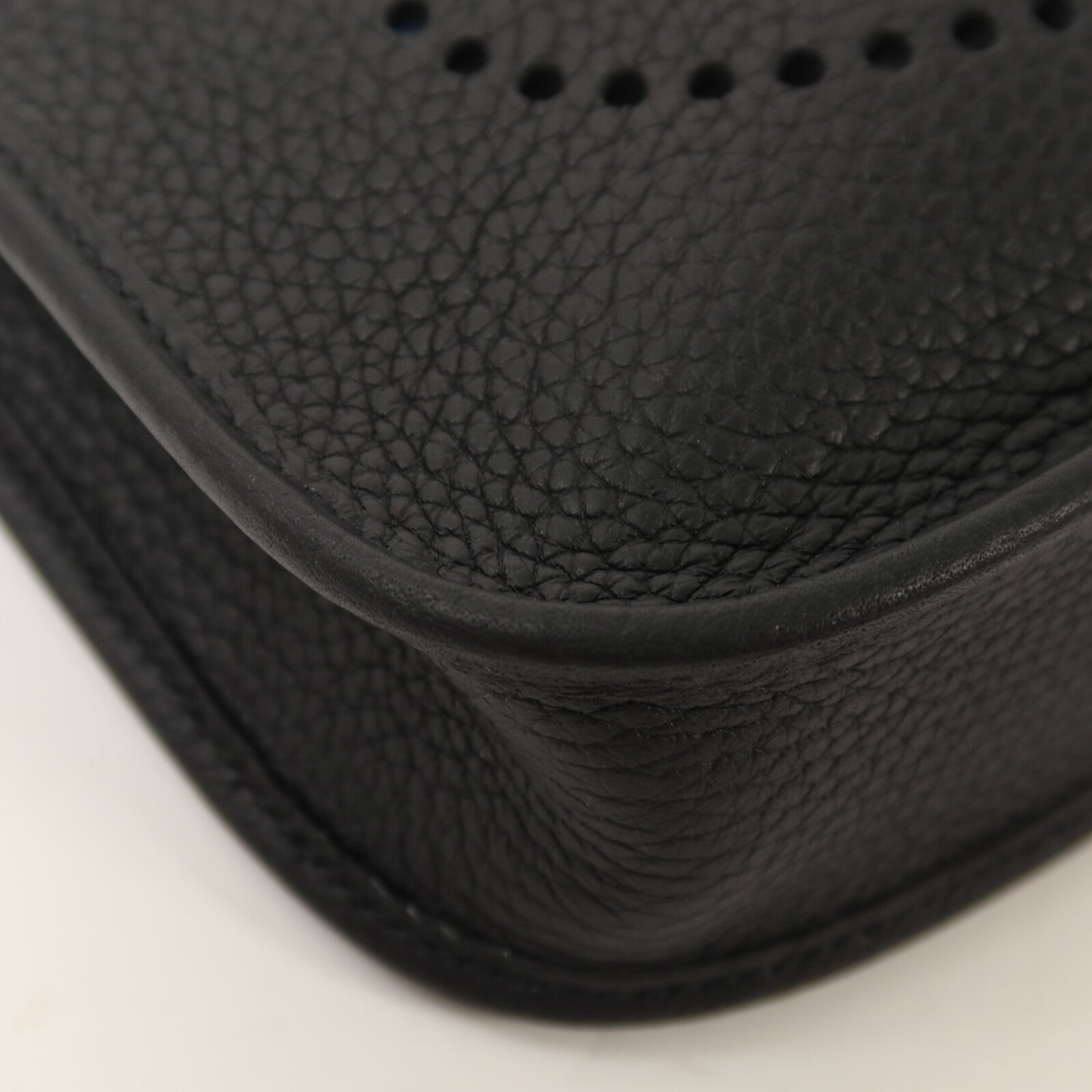 HERMES Clemence皮革Evelyne TPM肩背袋Noir