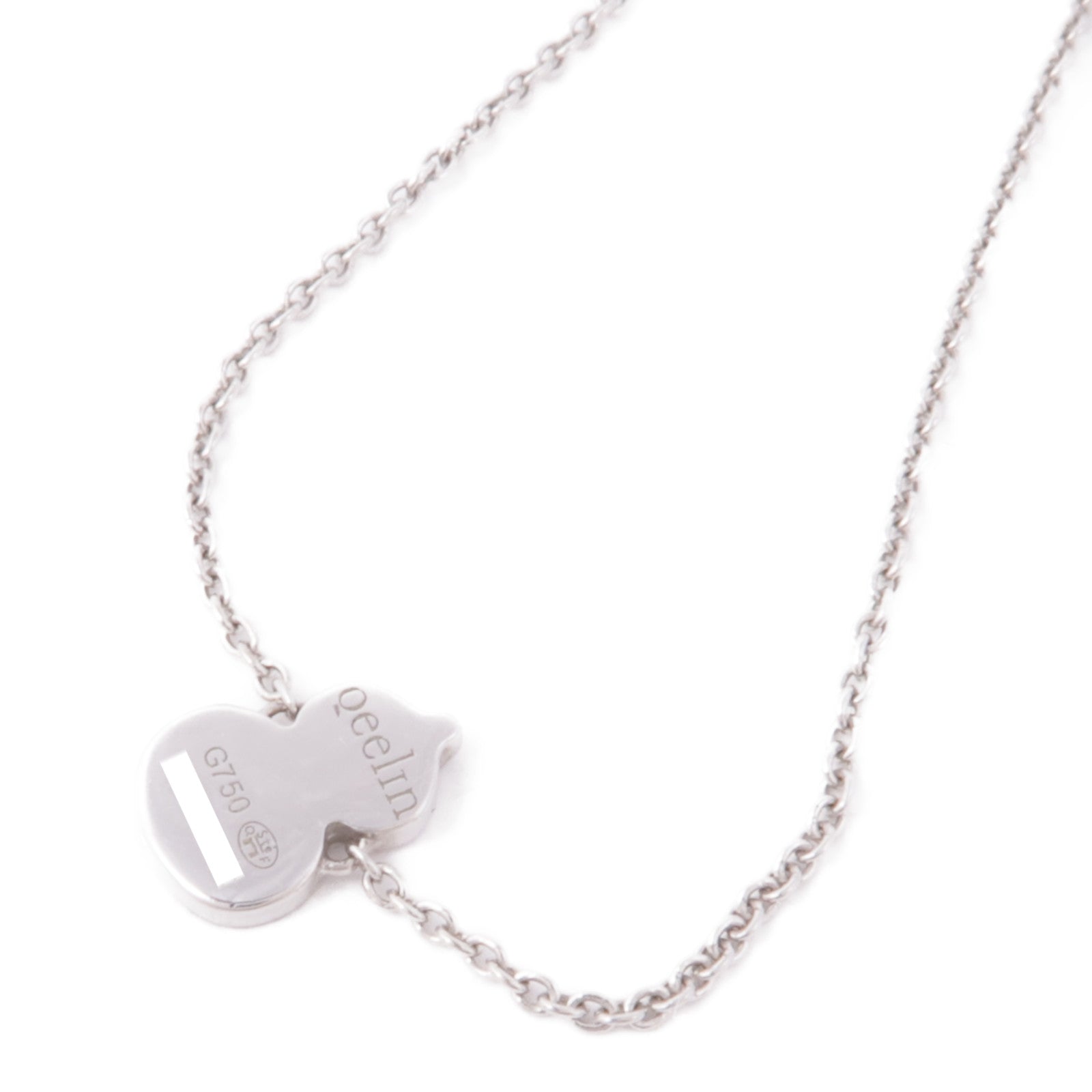 JEWELRY 18K白金Qeelin Diamond Necklace鑽石項鍊