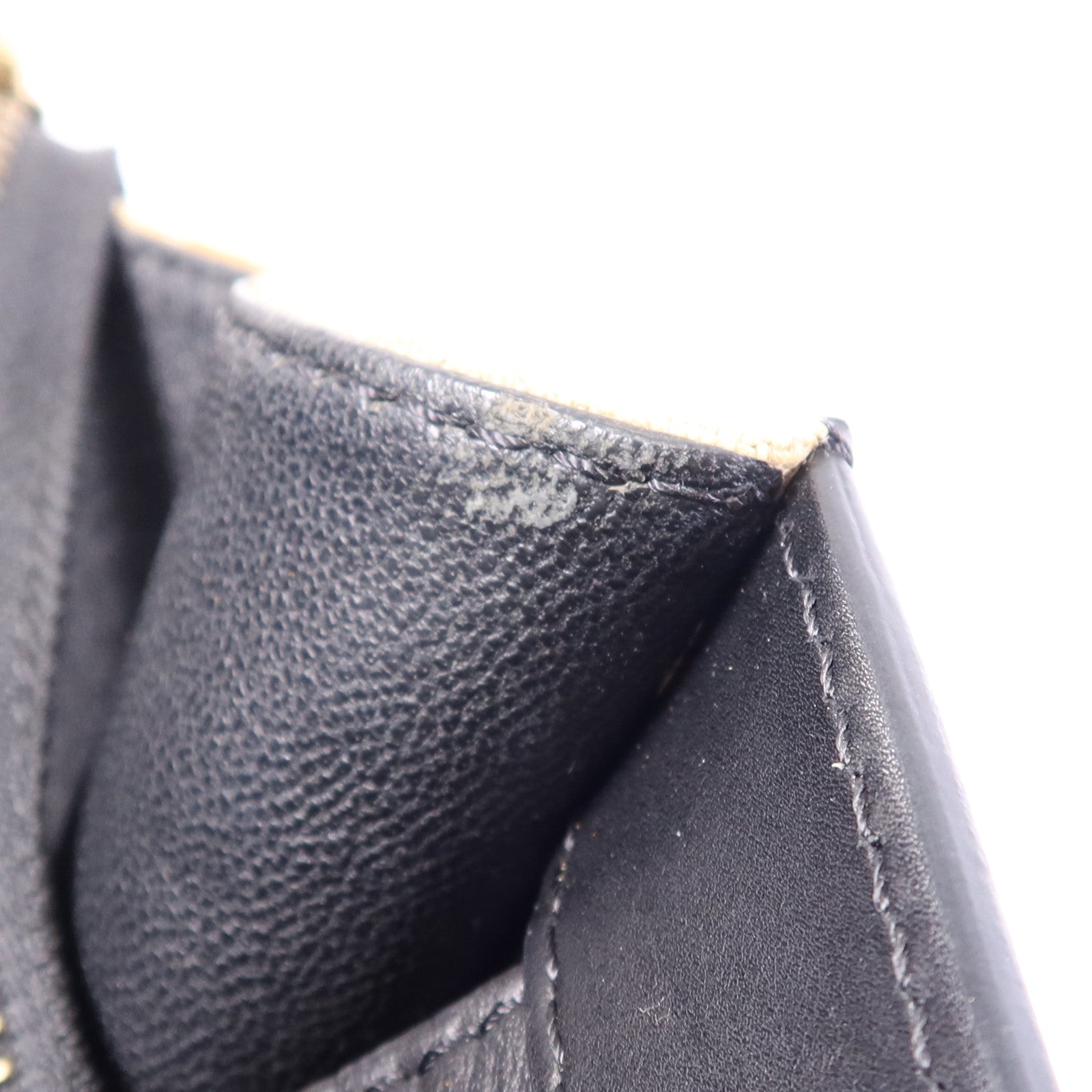 CELINE 麻質/牛皮皮革Mini Luggage金扣手挽袋