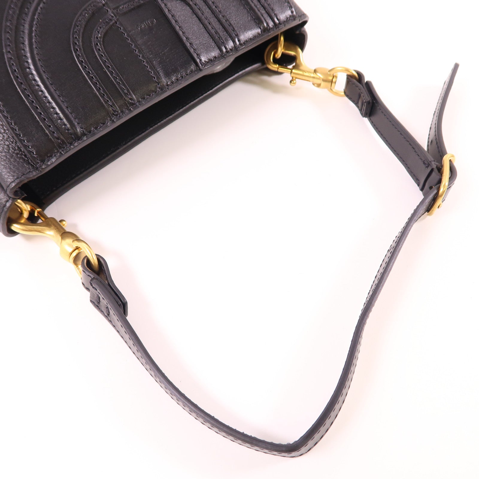 Chloe 牛皮皮革Hobo Bag金扣肩背袋