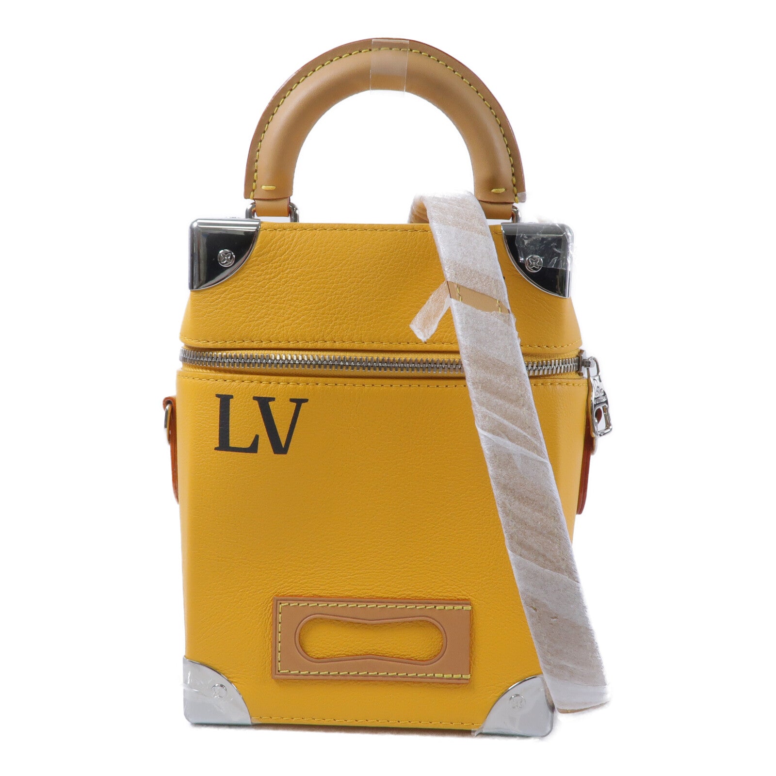 LOUIS VUITTON 牛皮皮革Vertical Box Trunk手挽肩背兩用袋