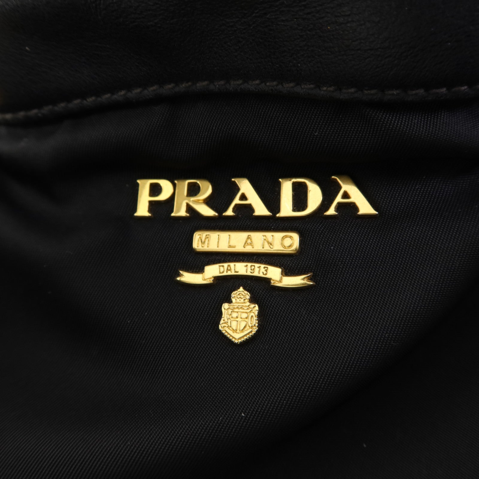 PRADA 尼龍2Way Shoulder Bag金扣手挽肩背兩用袋