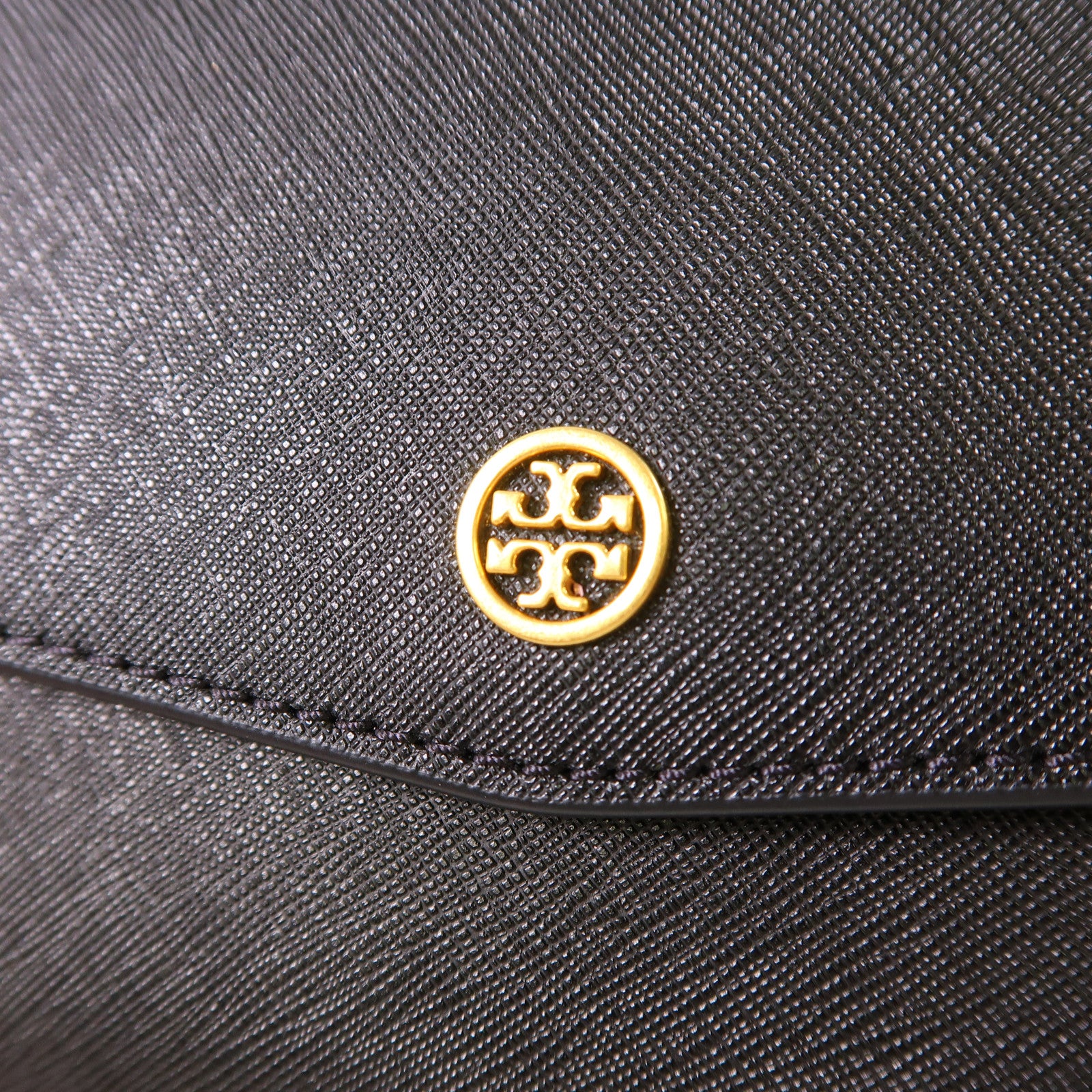 Tory Burch 皮革2 Way Bag金扣手挽肩背兩用袋