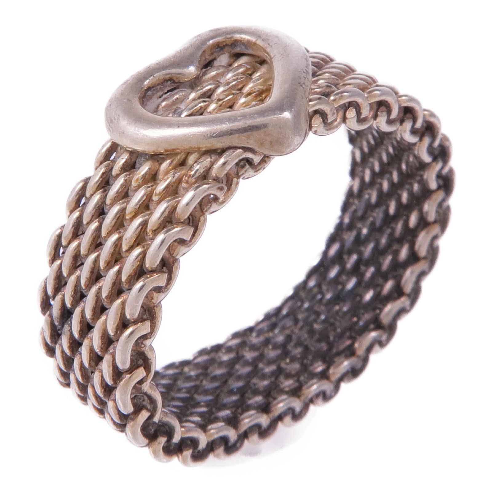 TIFFANY＆CO 925純銀Estate Somerset Ring戒指US#5.75