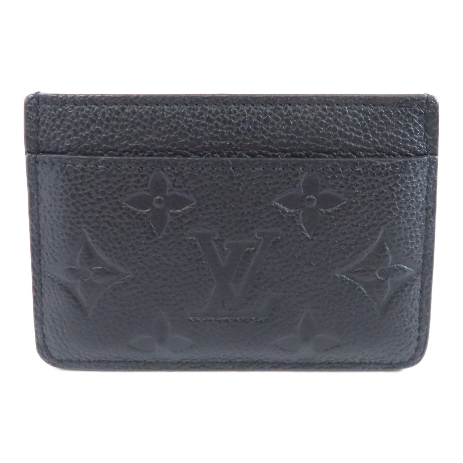 LOUIS VUITTON Monogram Empreinte Card Case卡片套黑色